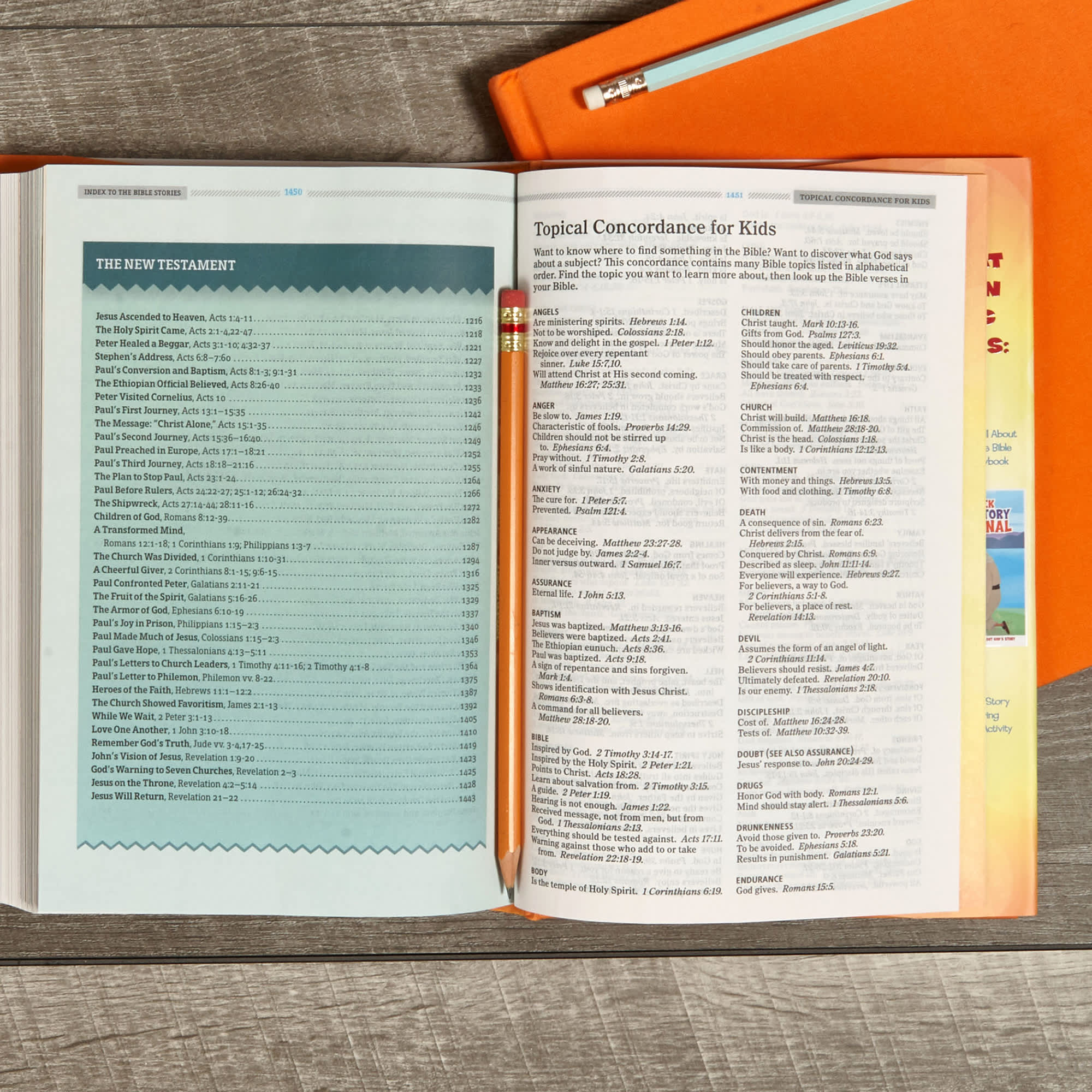 slide 6 of 8 for KJV One Big Story Bible, Hardcover