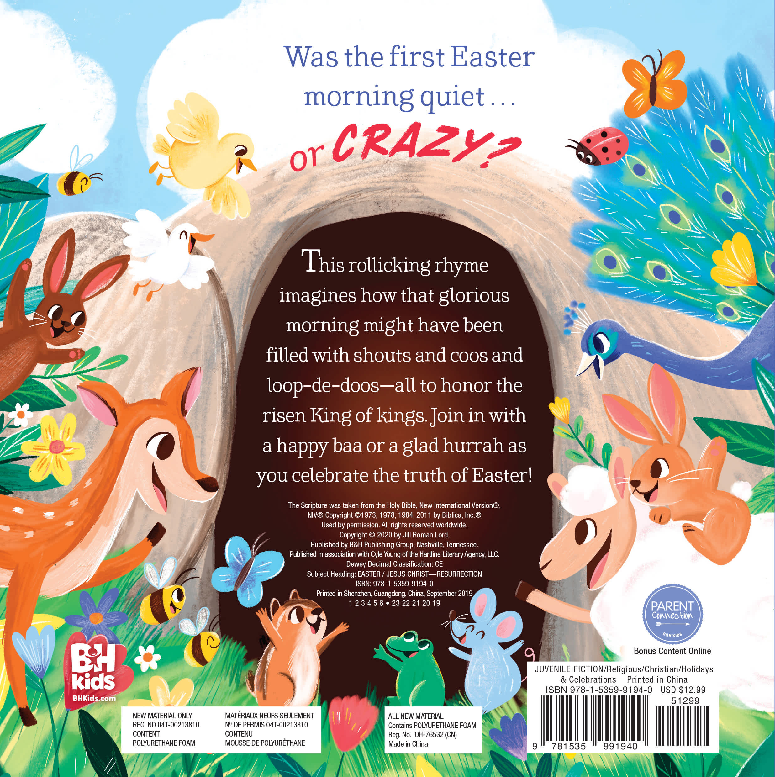 slide 2 of 7 for The Quiet/Crazy Easter Day (padded)