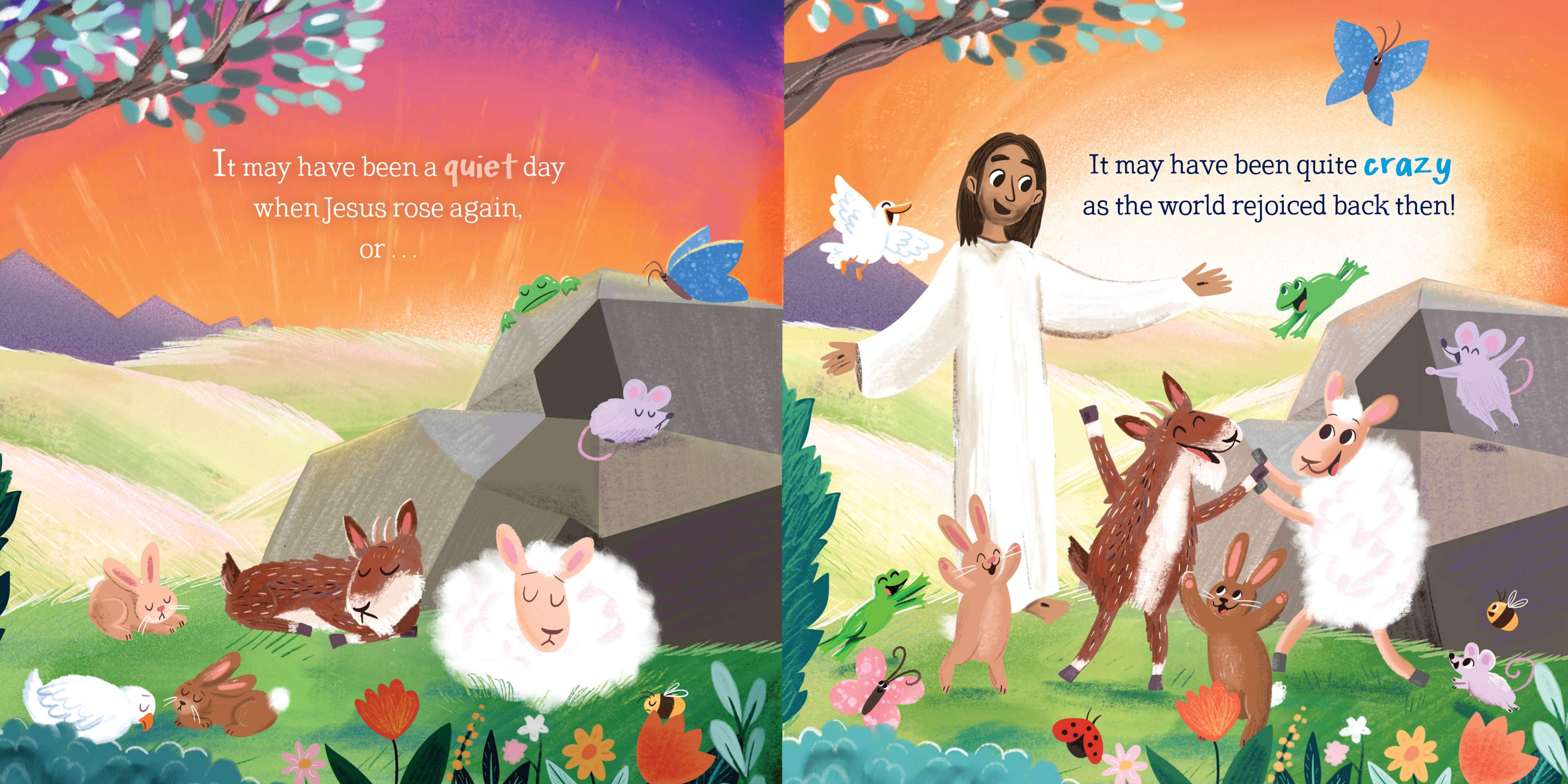slide 3 of 7 for The Quiet/Crazy Easter Day (padded)