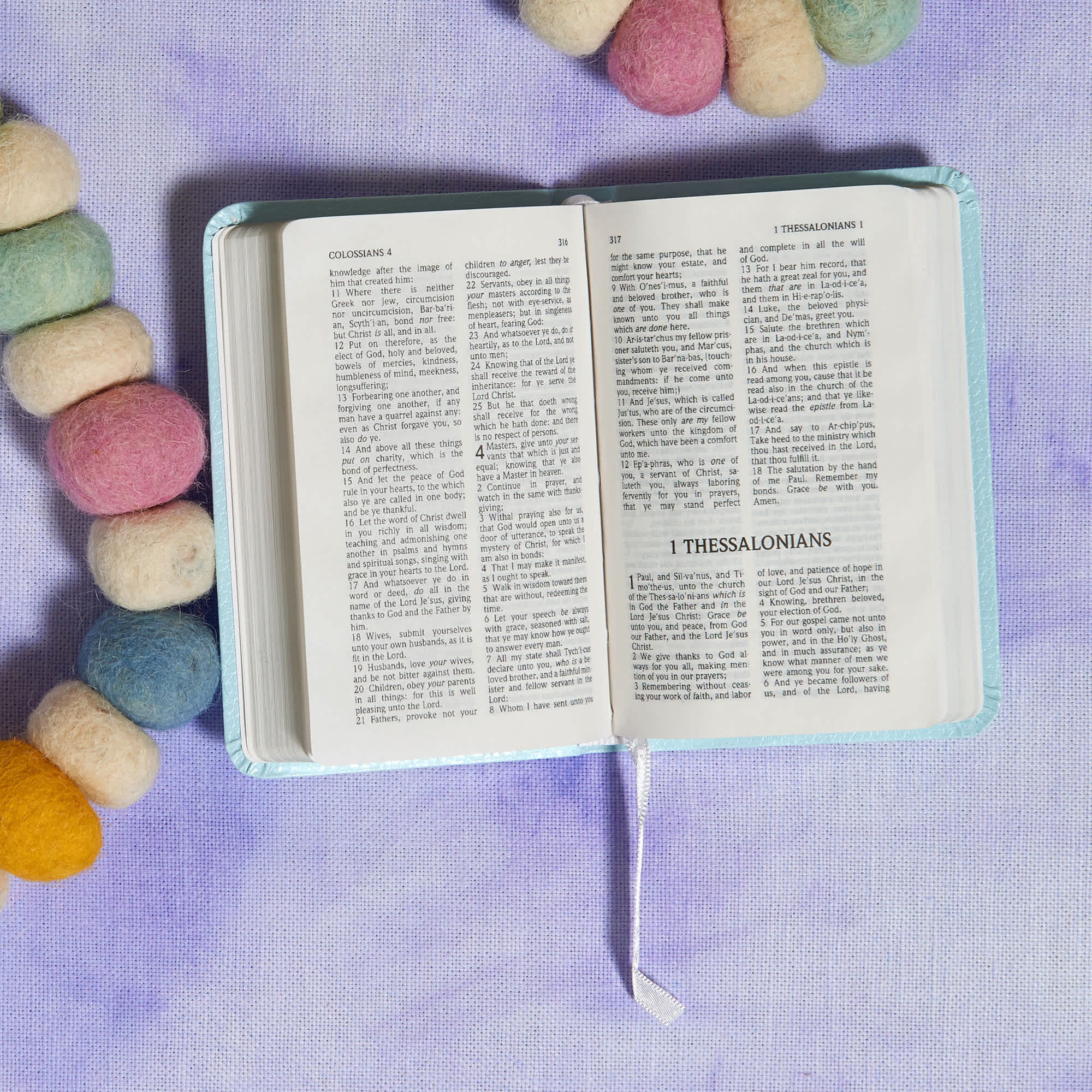 slide 7 of 10 for KJV Baby's New Testament, Blue Imitation Leather