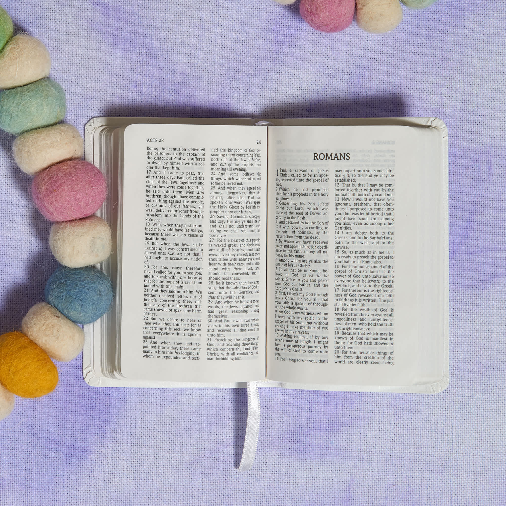 slide 7 of 10 for KJV Baby's New Testament, White Imitation Leather