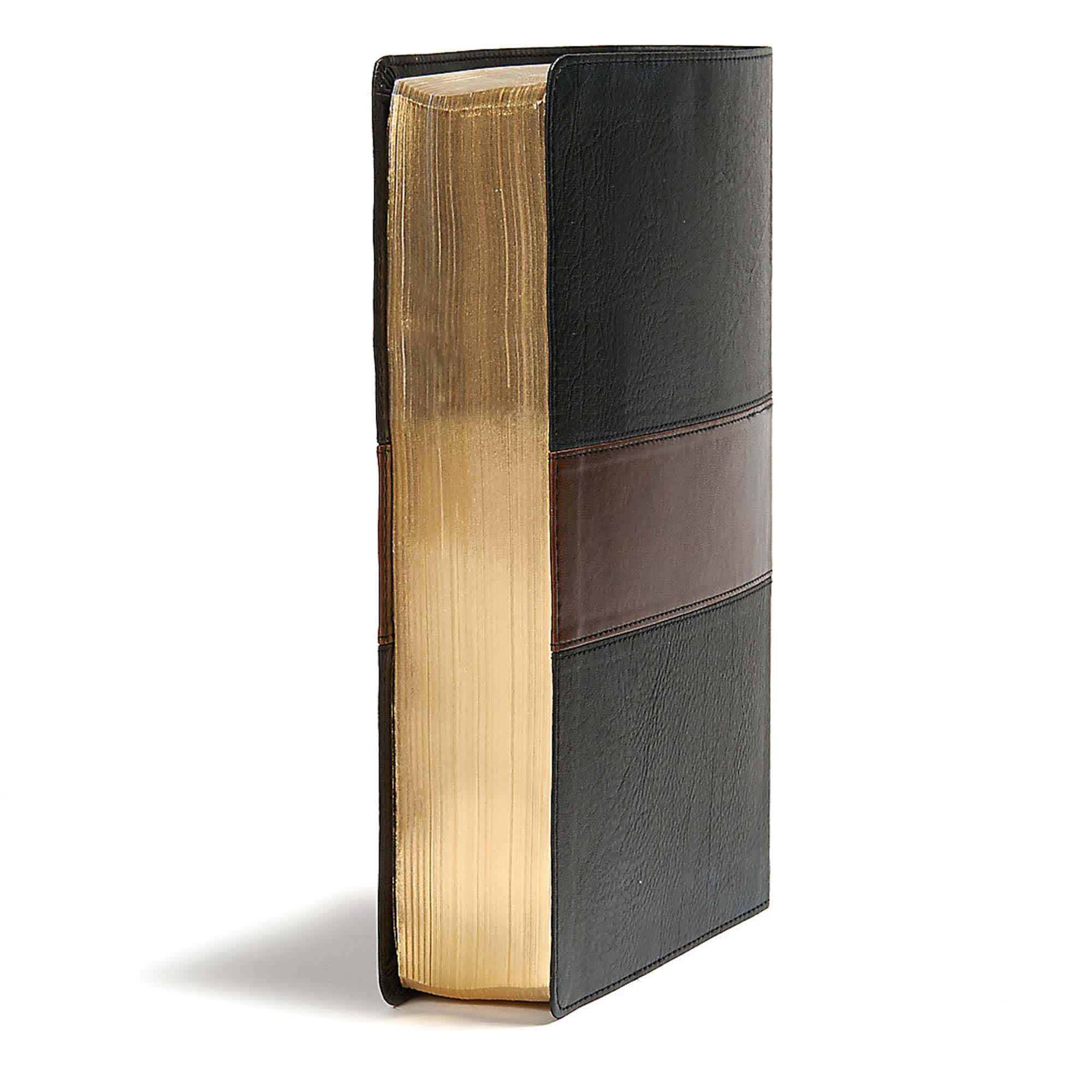 slide 3 of 10 for CSB Spurgeon Study Bible, Black/Brown LeatherTouch