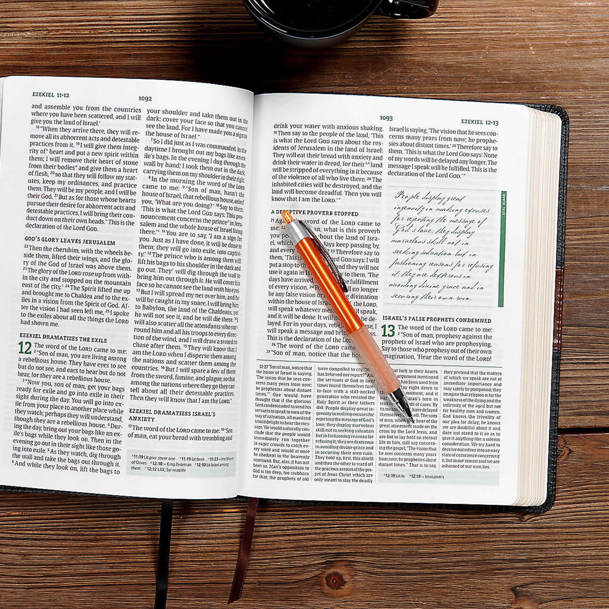 slide 5 of 10 for CSB Spurgeon Study Bible, Black/Brown LeatherTouch