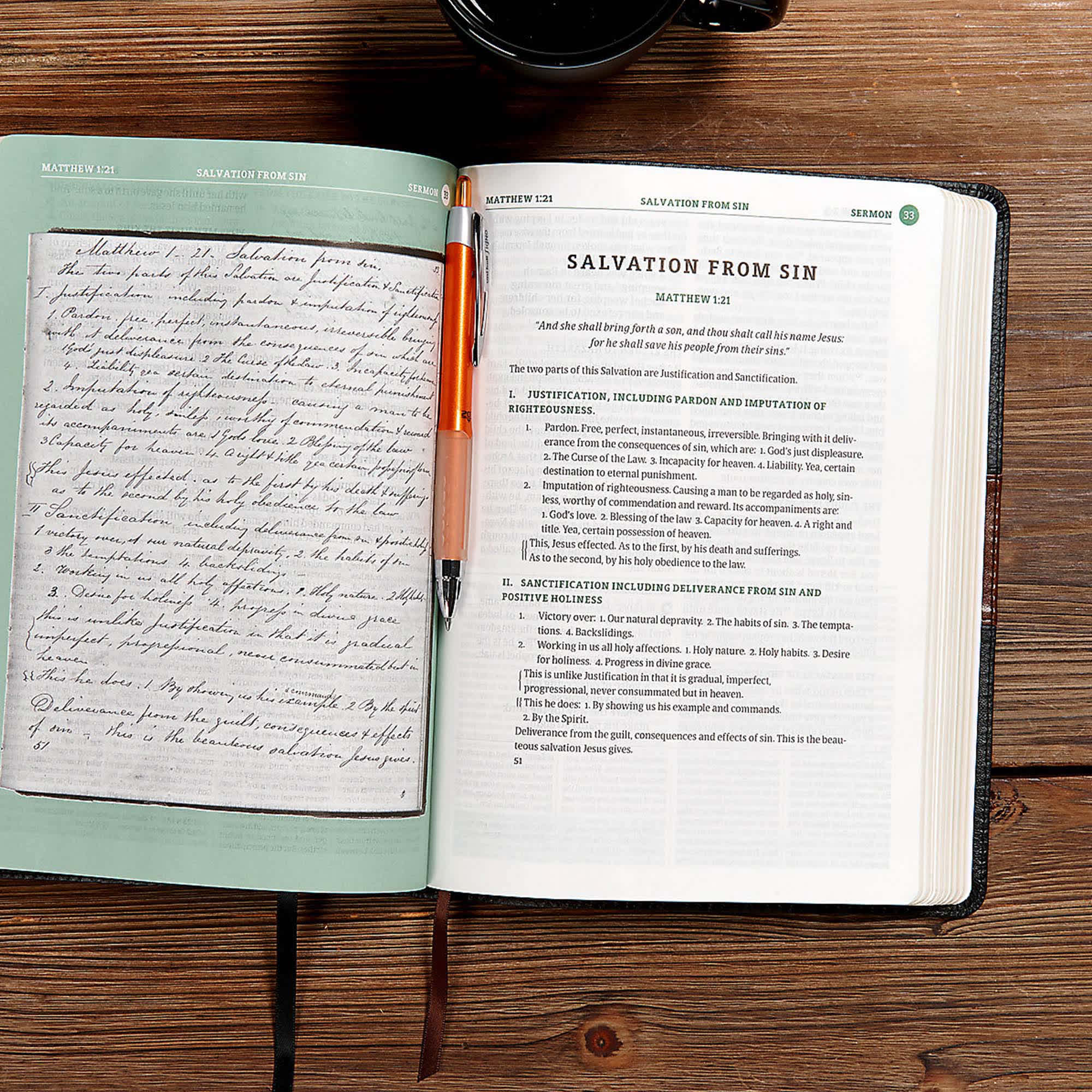 slide 7 of 10 for CSB Spurgeon Study Bible, Black/Brown LeatherTouch