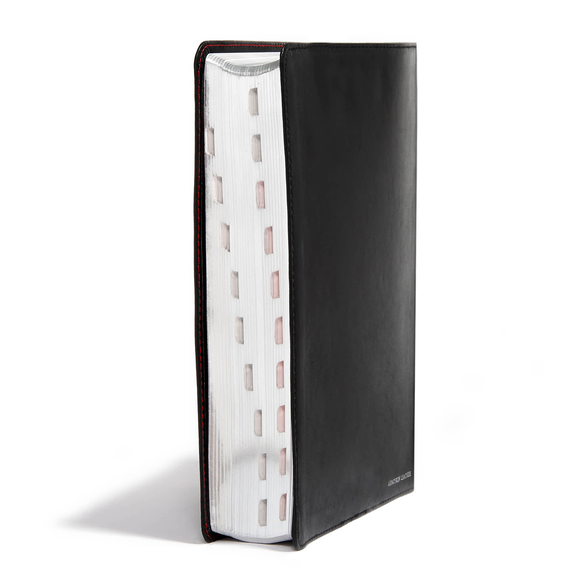 slide 3 of 10 for CSB Spurgeon Study Bible, Black Genuine Leather, Indexed