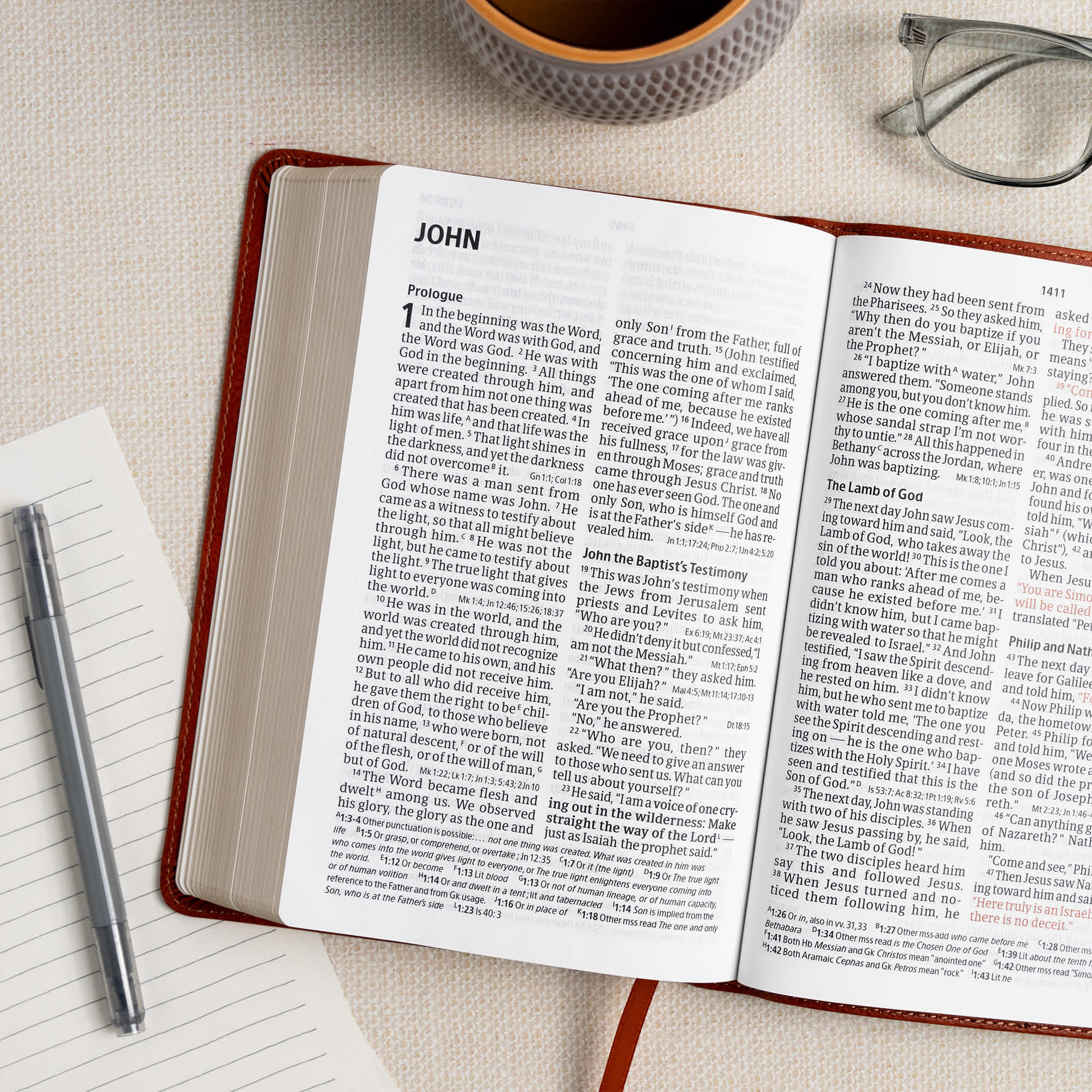 slide 7 of 12 for CSB Large Print Personal Size Reference Bible, Digital Study Edition, Burnt Sienna LeatherTouch