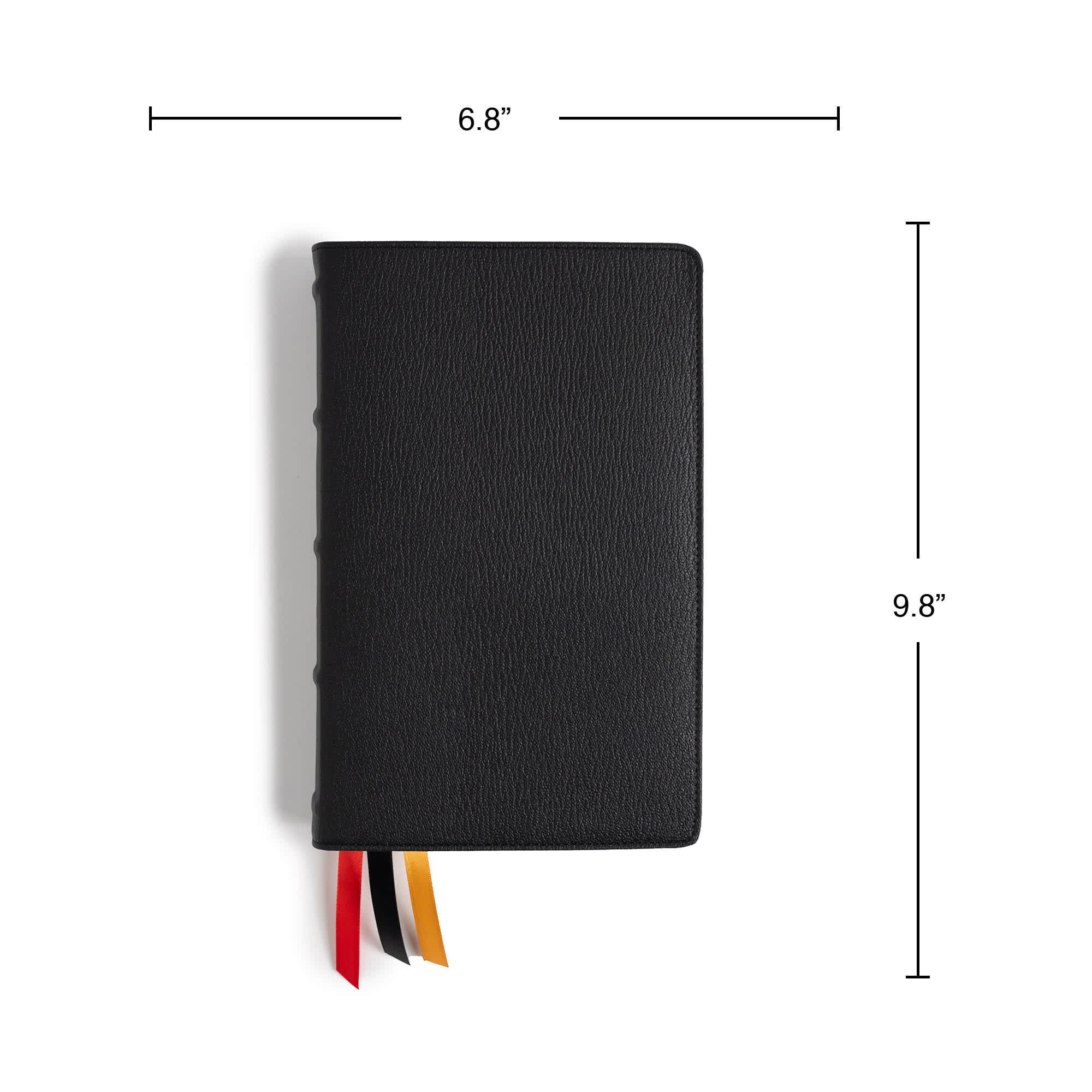 slide 9 of 11 for NASB Single-Column Personal Size Bible, Holman Handcrafted Collection, Black Premium Goatskin