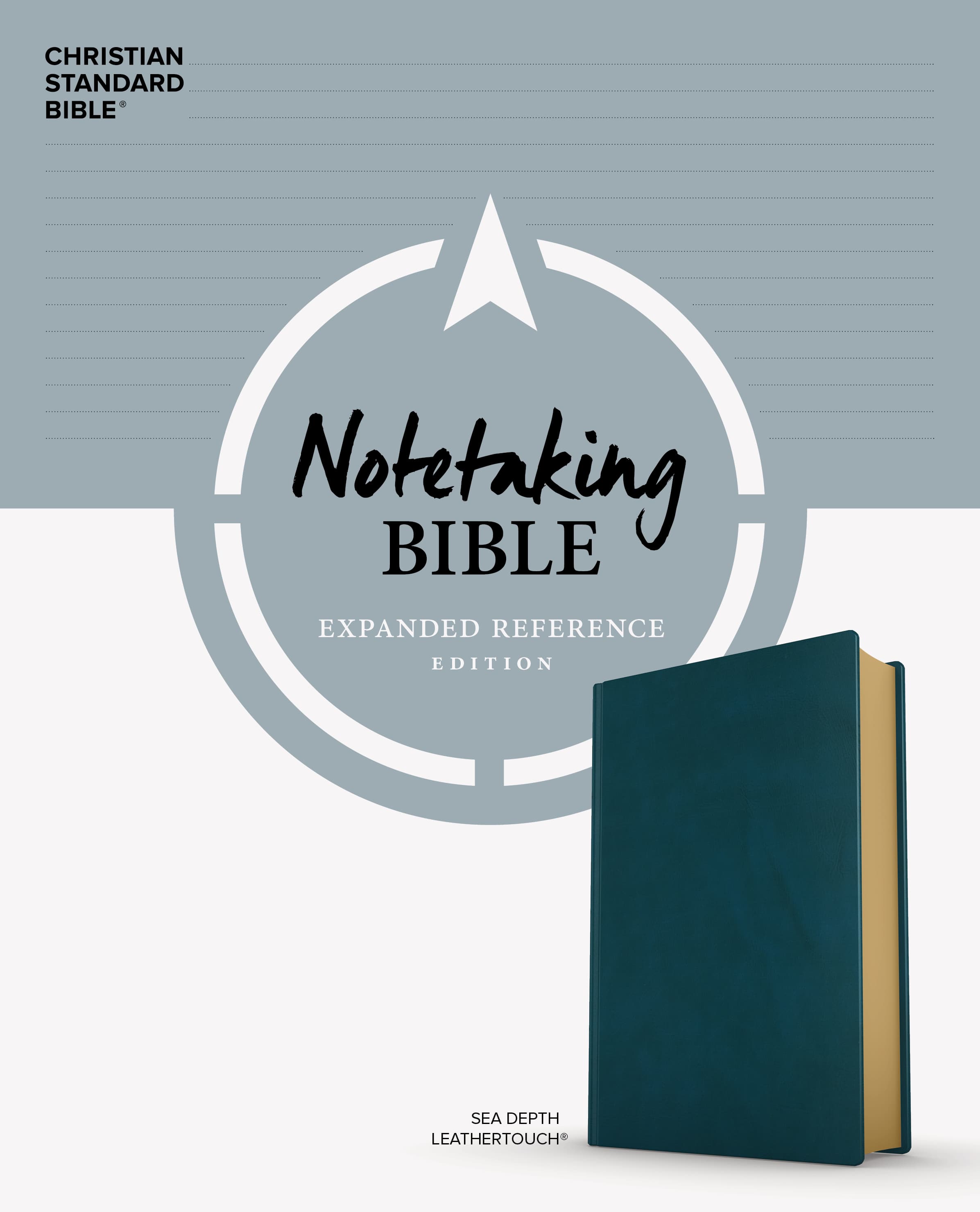 slide 2 of 11 for CSB Notetaking Bible, Expanded Reference Edition, Sea Depth LeatherTouch
