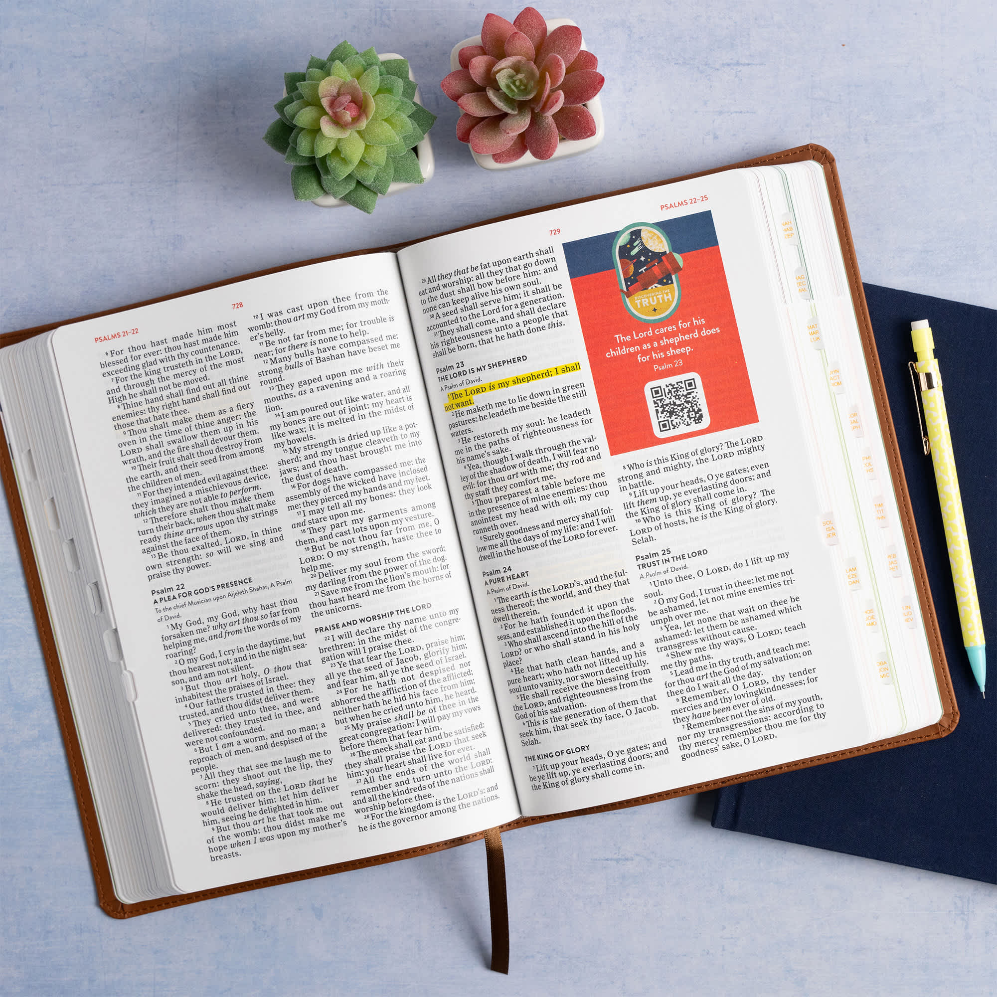 slide 5 of 13 for KJV Explorer Bible for Kids, Brown LeatherTouch, Indexed