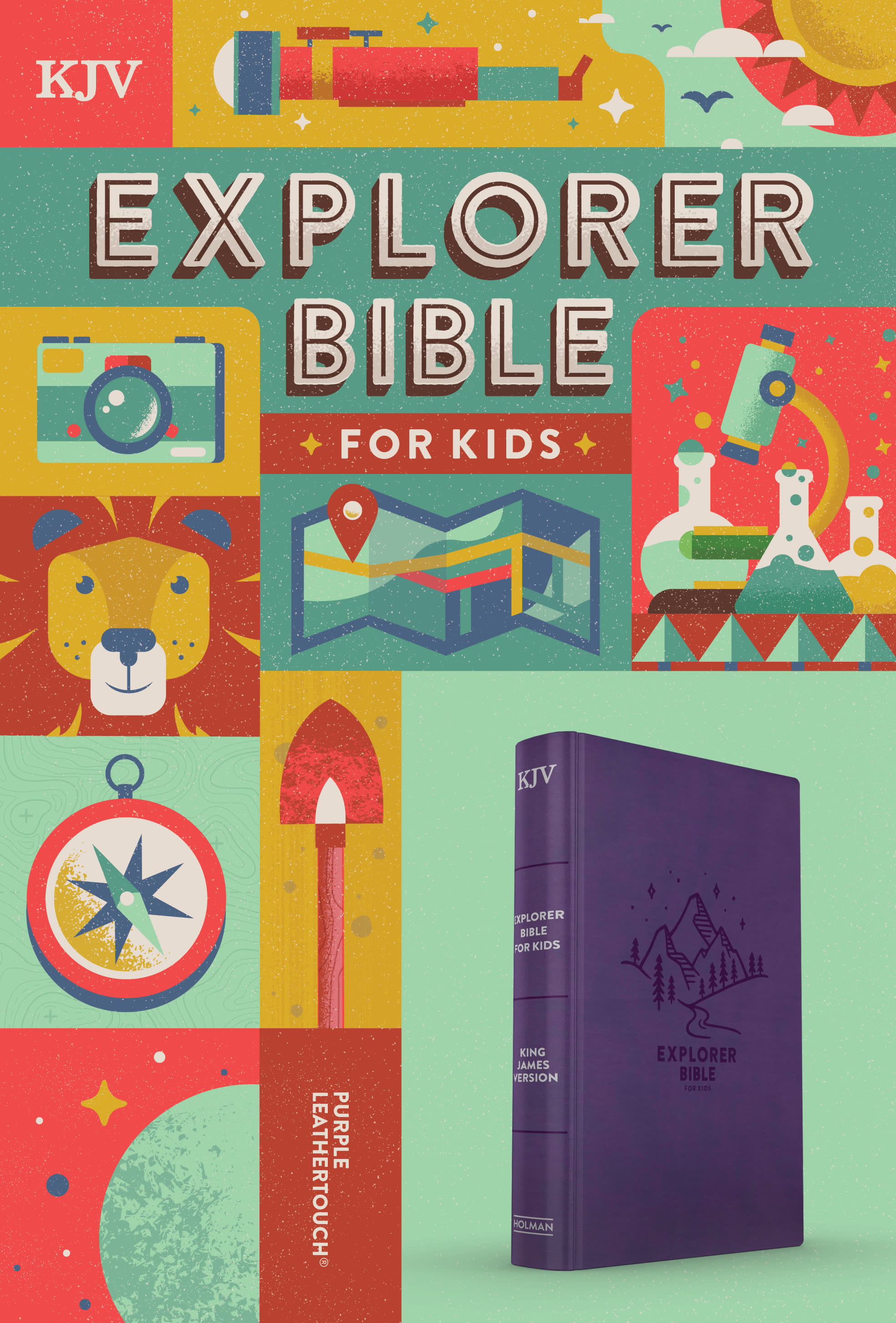 slide 2 of 13 for KJV Explorer Bible for Kids, Purple LeatherTouch