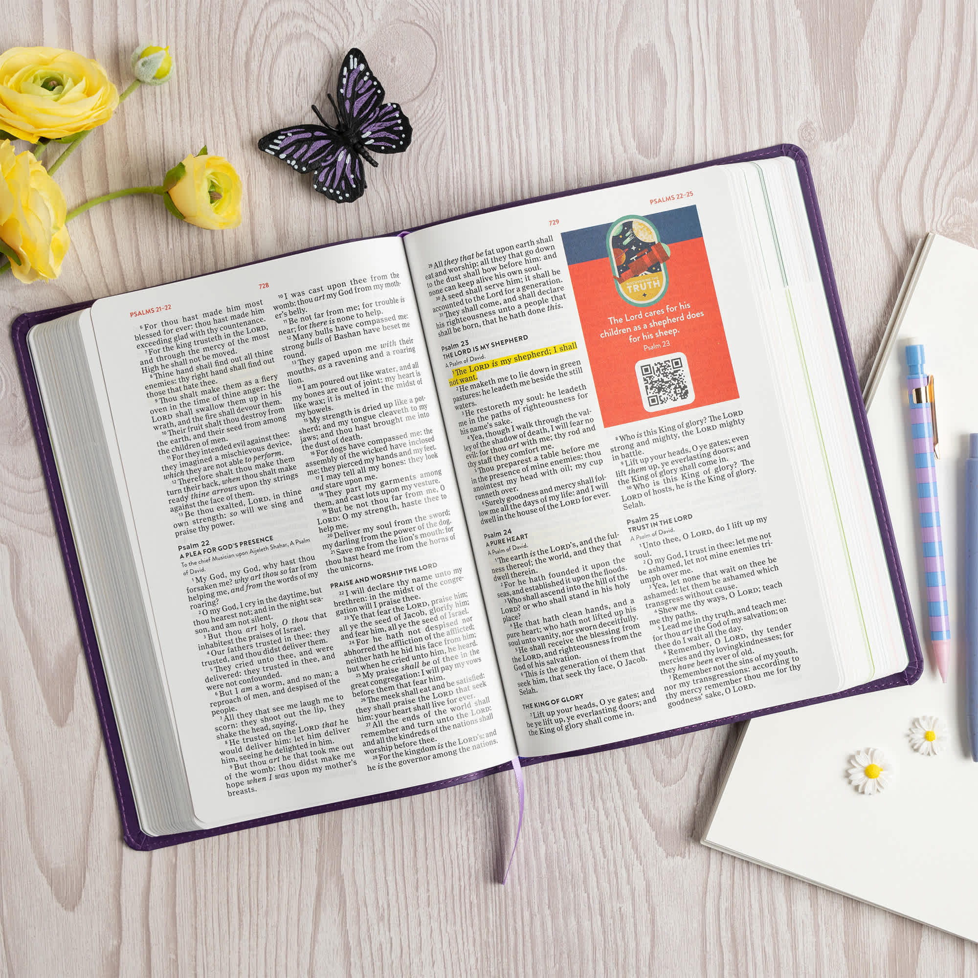 slide 5 of 13 for KJV Explorer Bible for Kids, Purple LeatherTouch