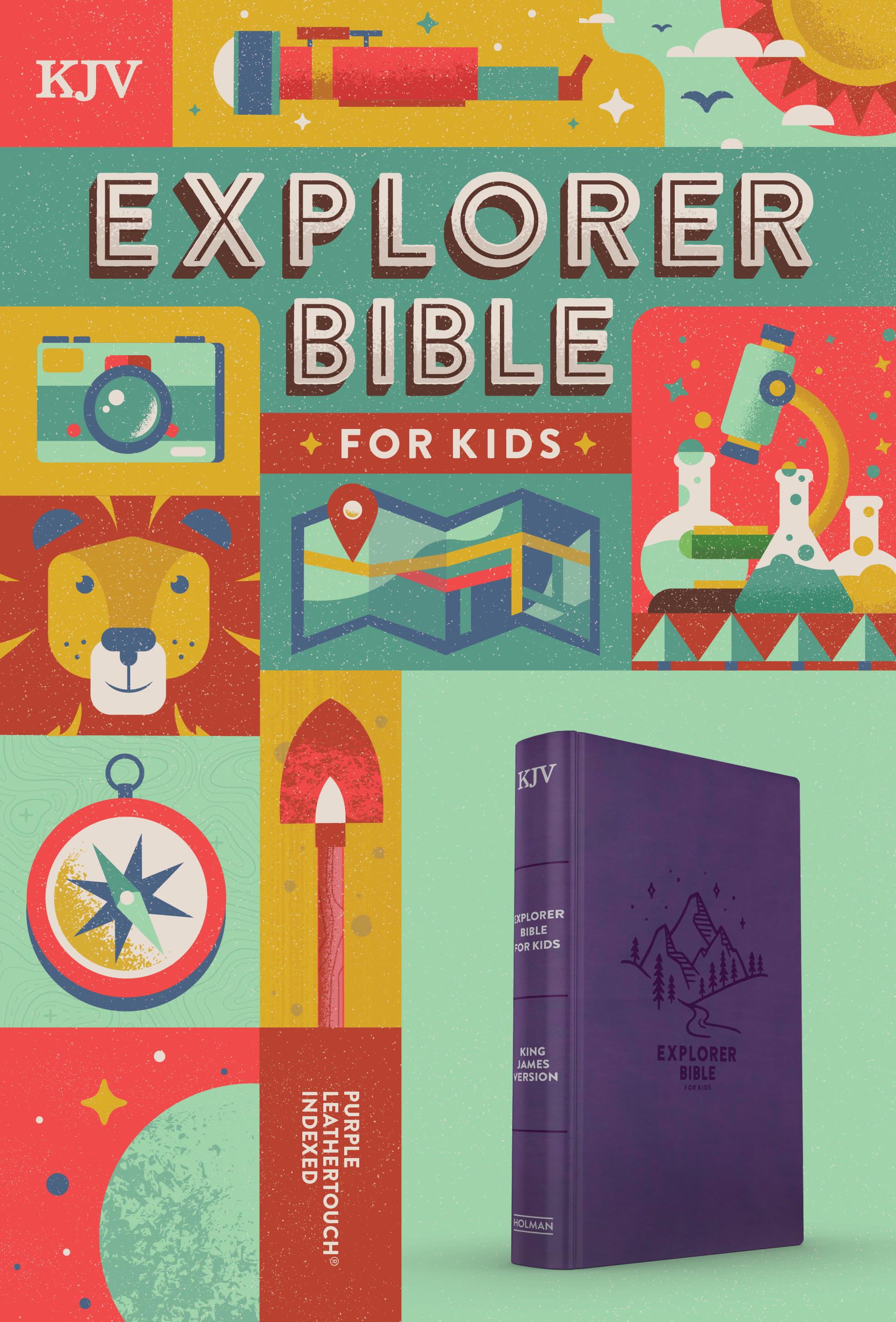 slide 2 of 13 for KJV Explorer Bible for Kids, Purple LeatherTouch, Indexed