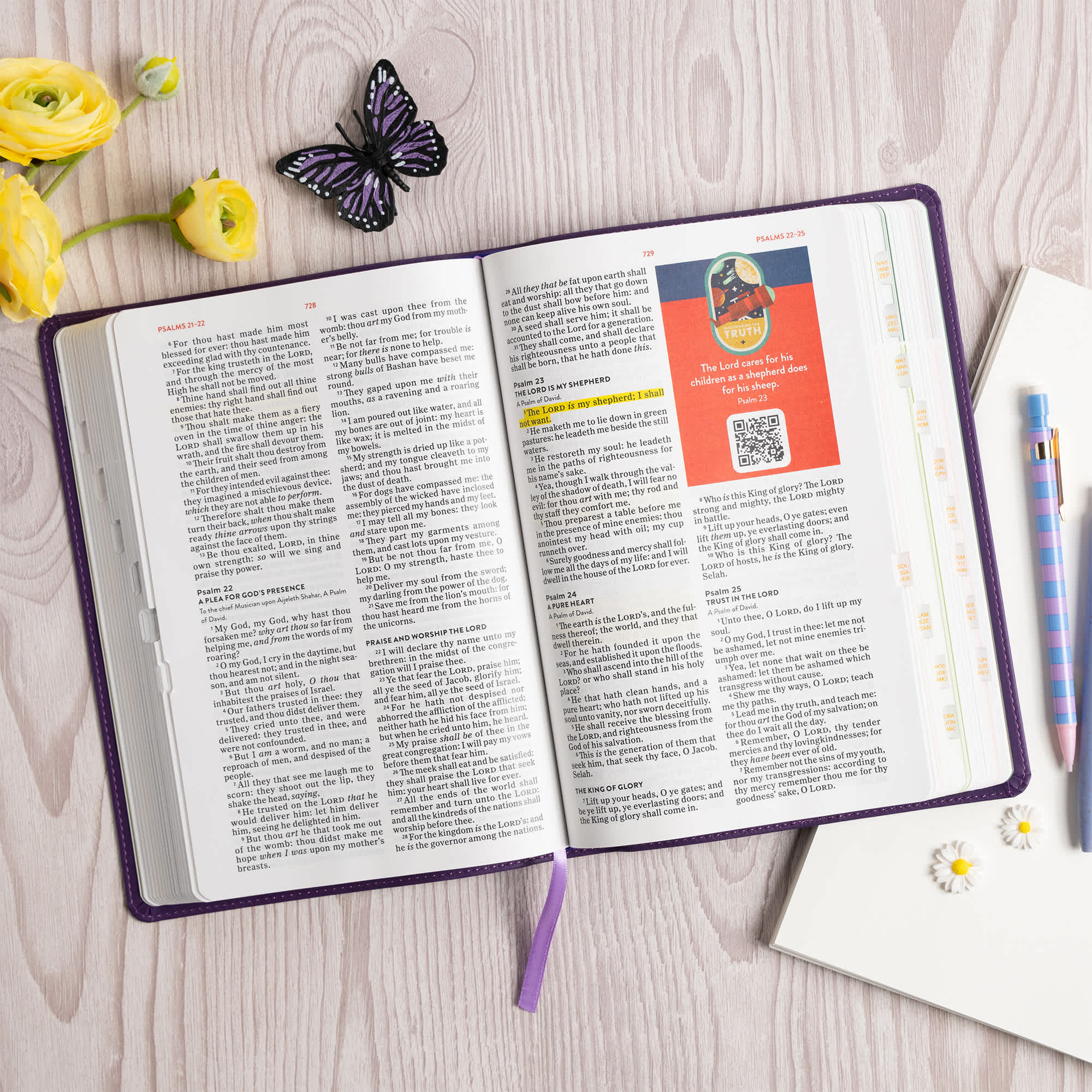 slide 5 of 13 for KJV Explorer Bible for Kids, Purple LeatherTouch, Indexed