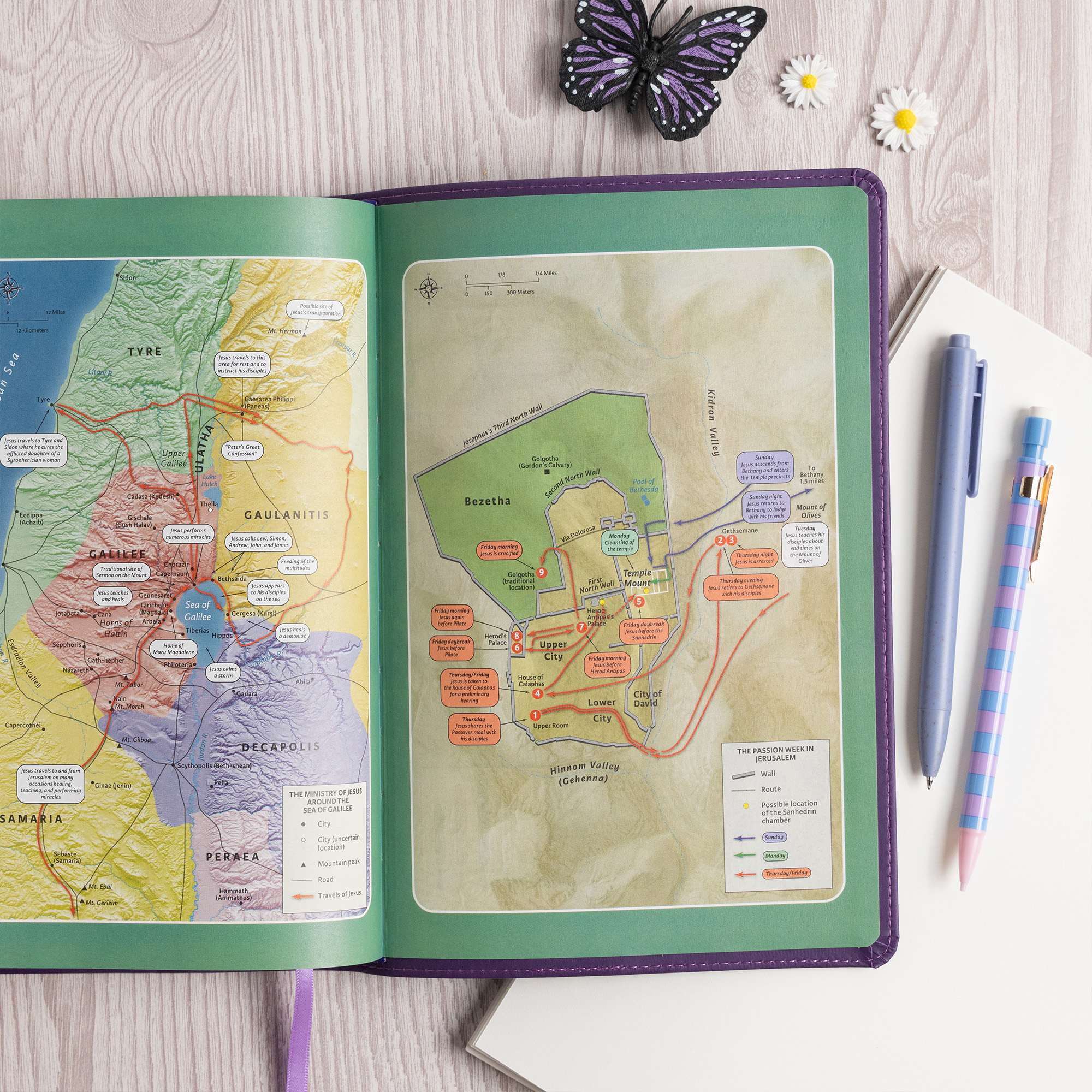 slide 8 of 13 for KJV Explorer Bible for Kids, Purple LeatherTouch, Indexed