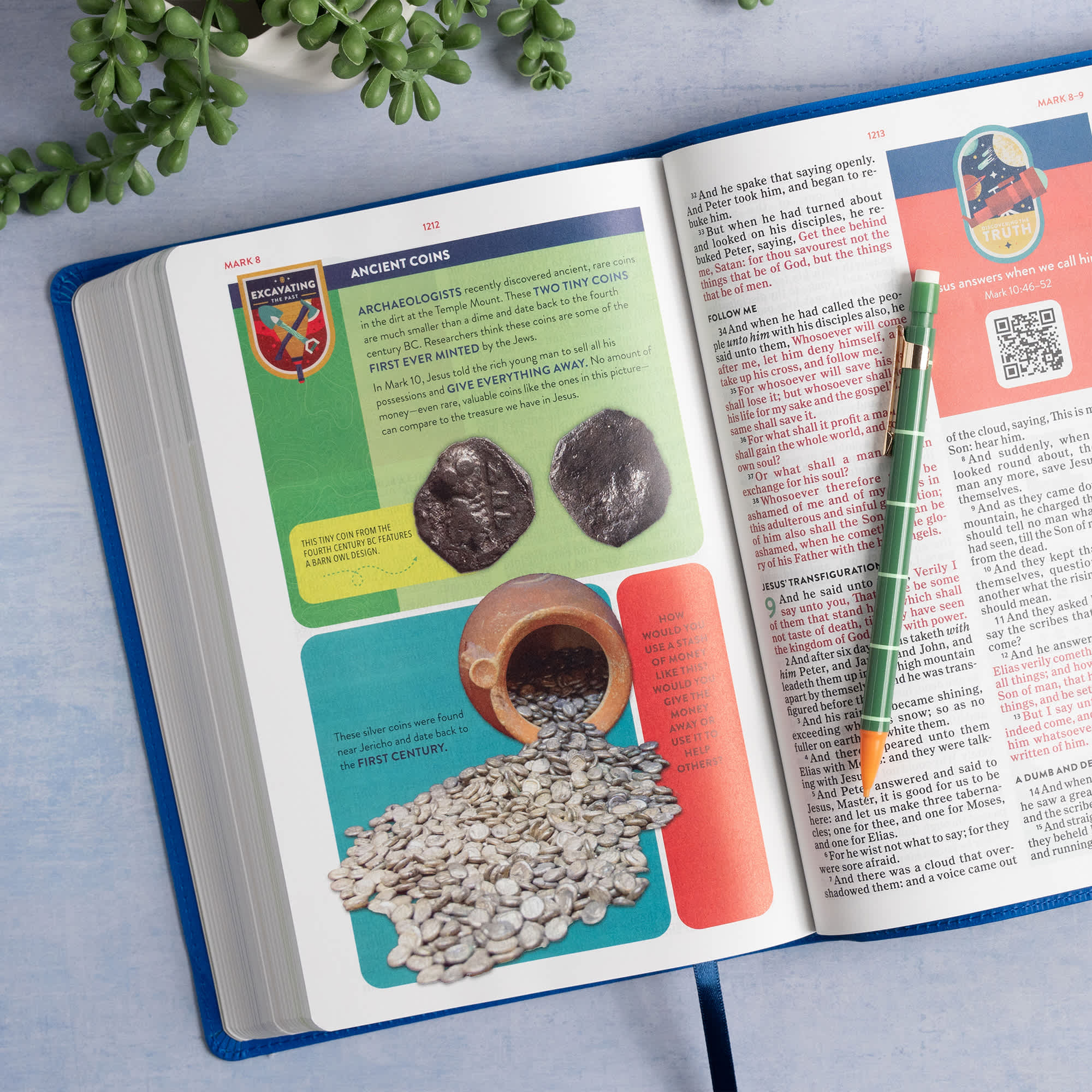slide 7 of 13 for KJV Explorer Bible for Kids, Royal Blue LeatherTouch
