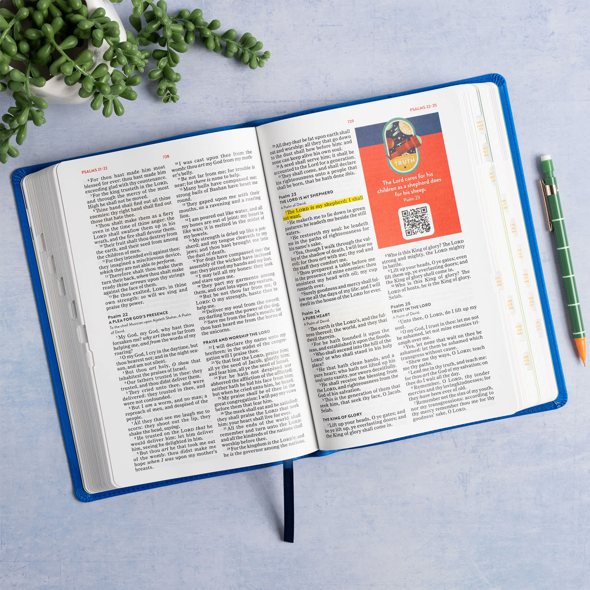 slide 5 of 13 for KJV Explorer Bible for Kids, Royal Blue LeatherTouch, Indexed