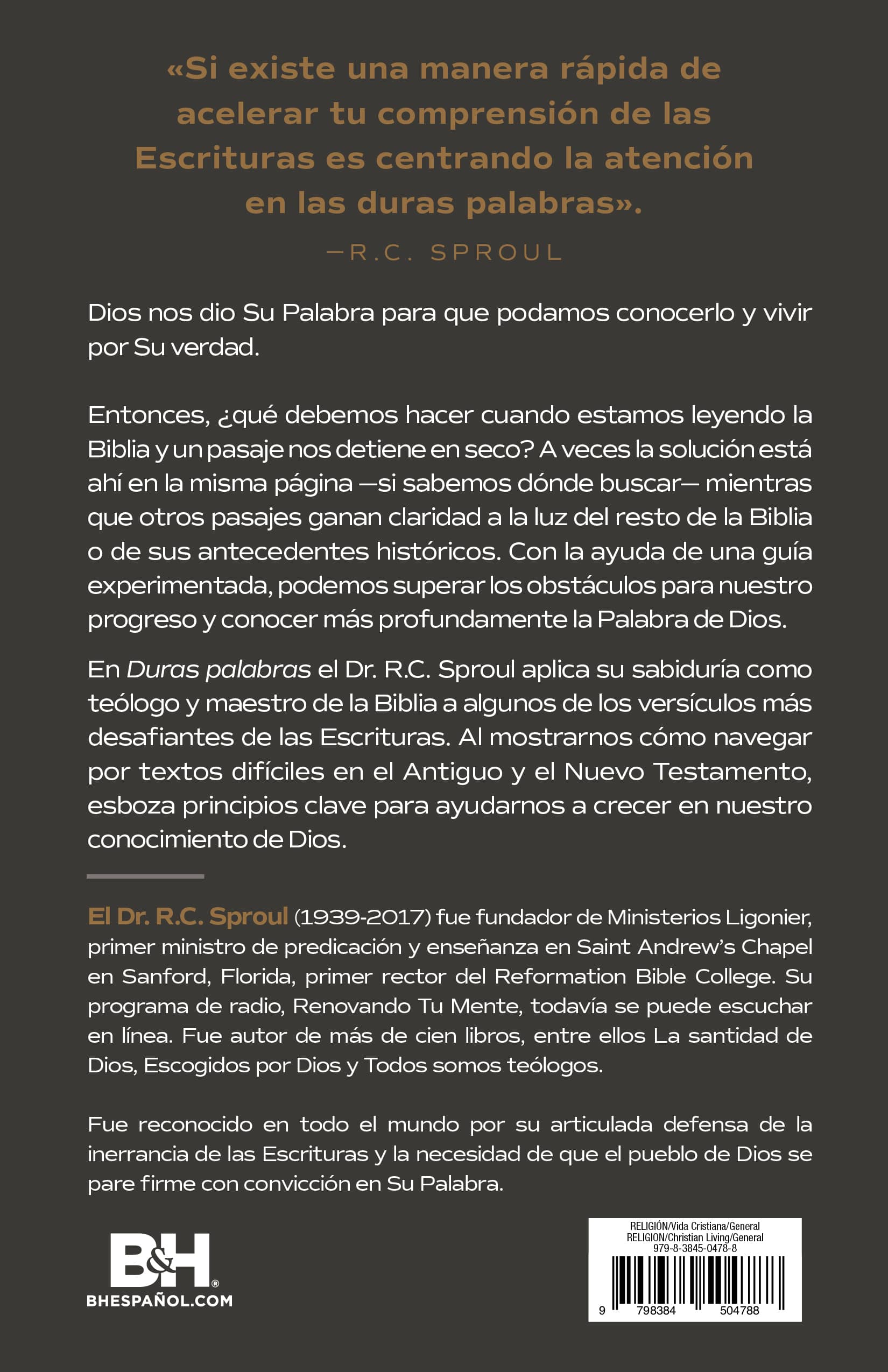 slide 2 of 2 for Duras palabras