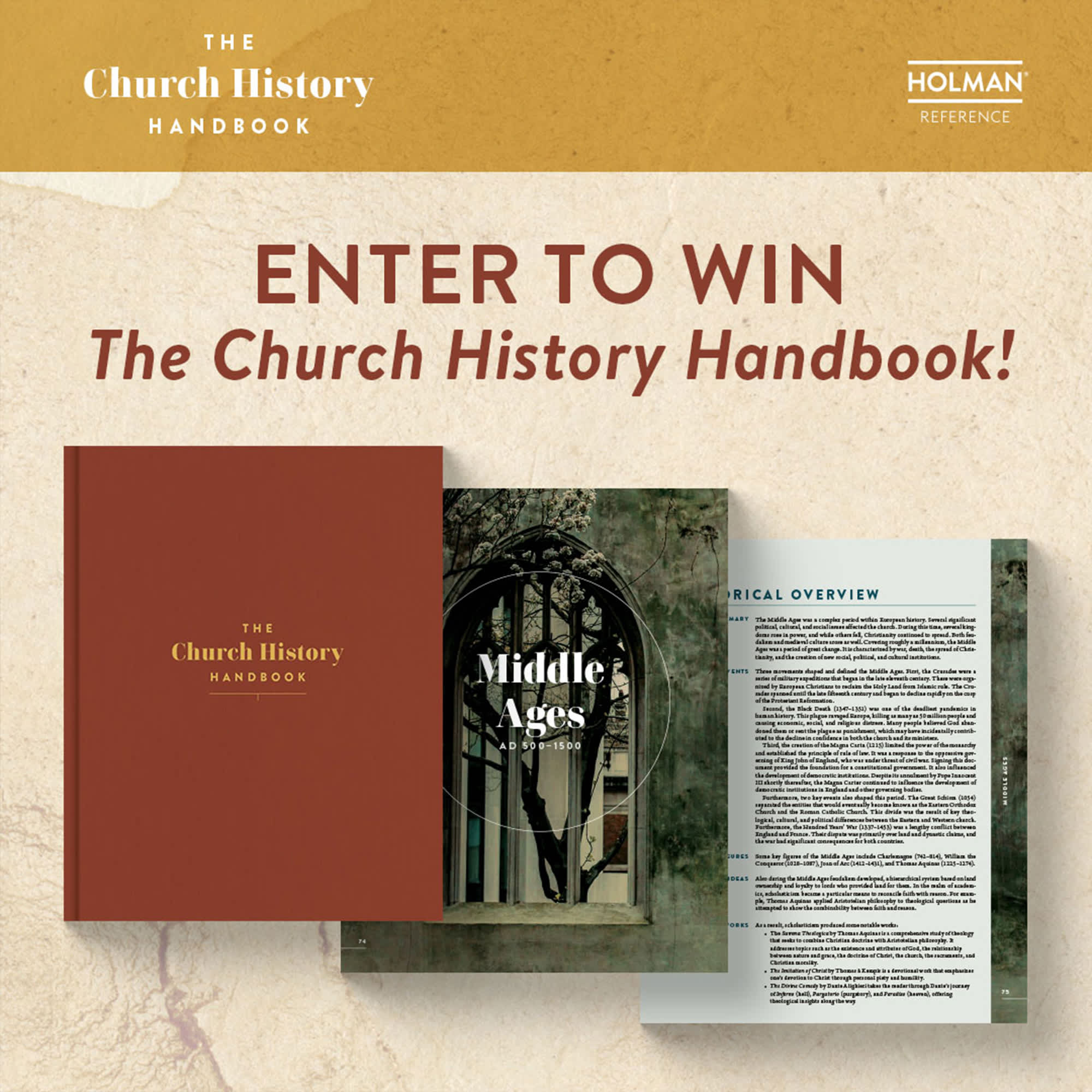 slide 15 of 24 for The Church History Handbook, Clay Cloth Over Board
