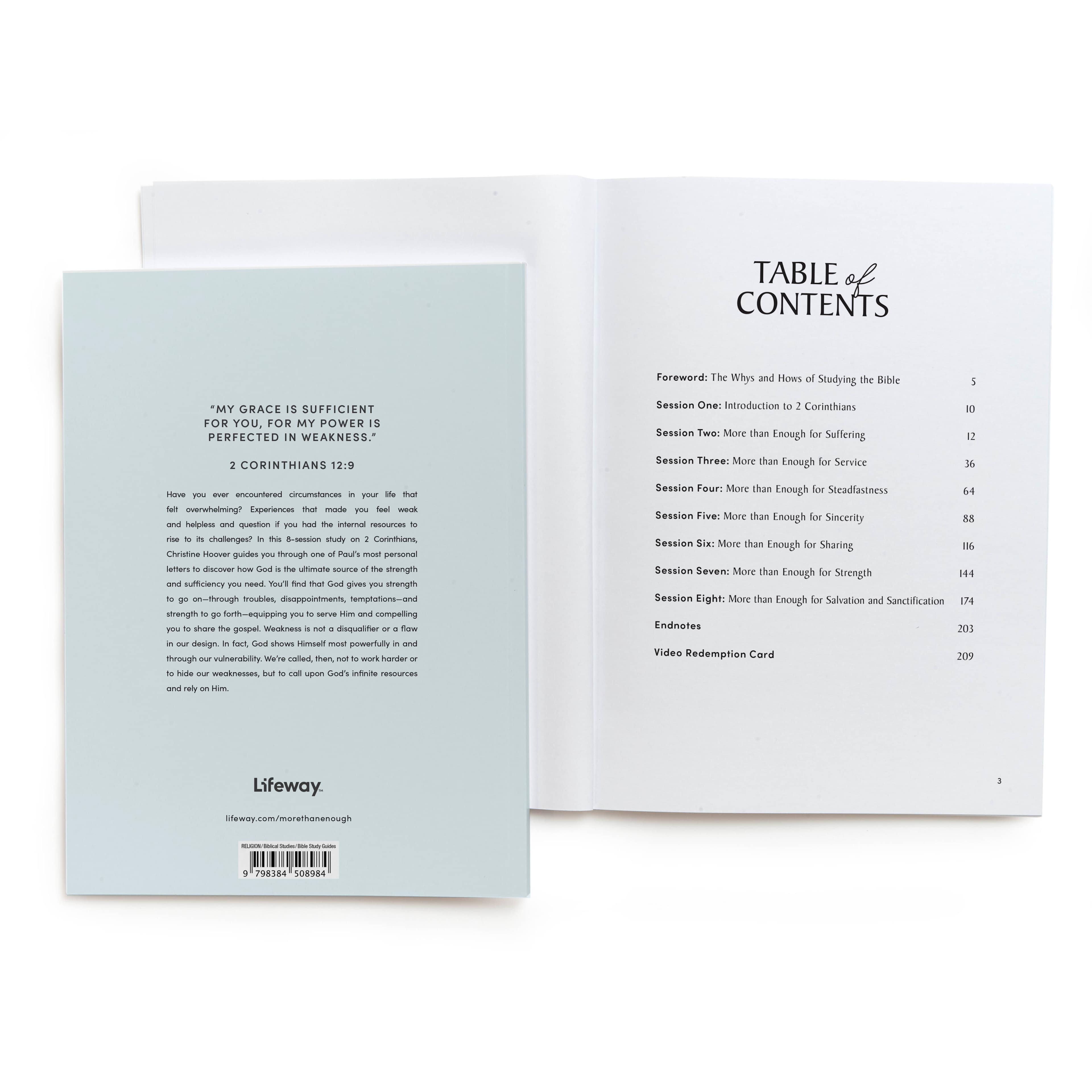 slide 3 of 5 for More Than Enough - Bible Study Book with Video Access