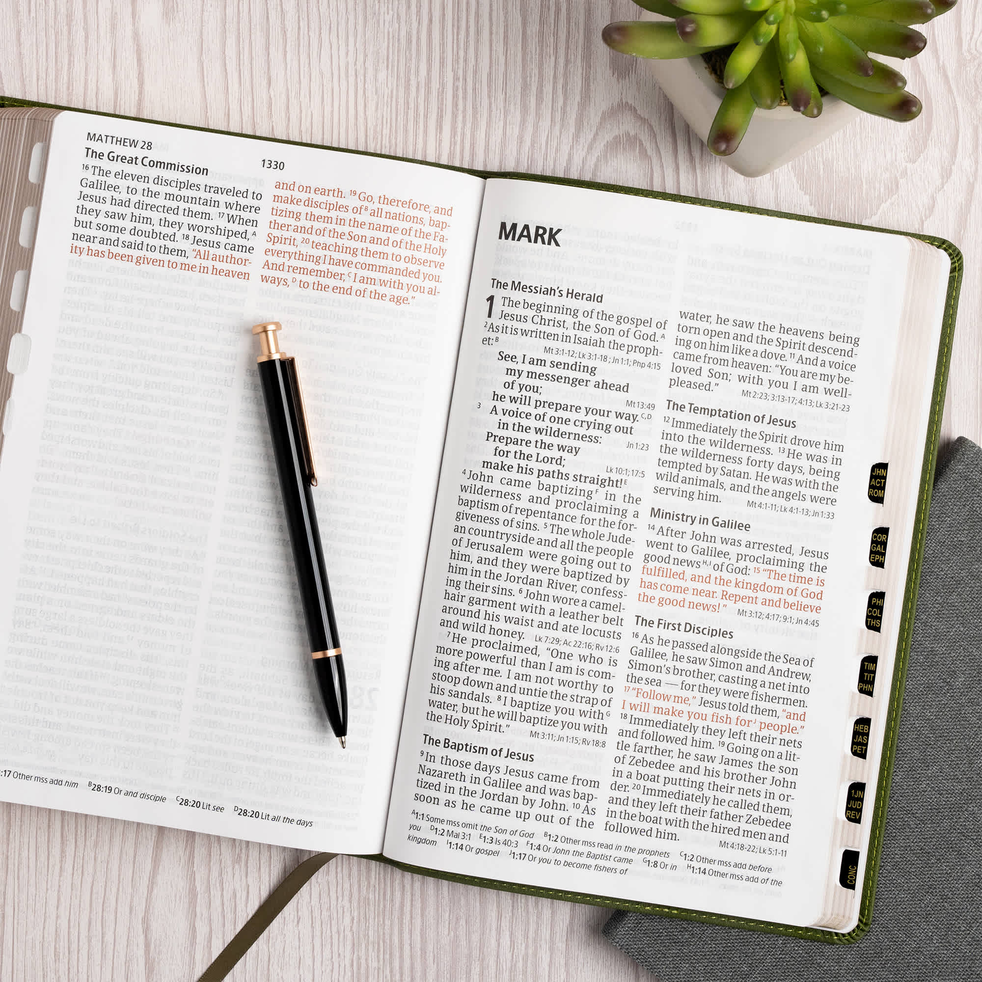 slide 7 of 12 for CSB Giant Print Reference Bible, Digital Study Edition, Olive LeatherTouch, Indexed