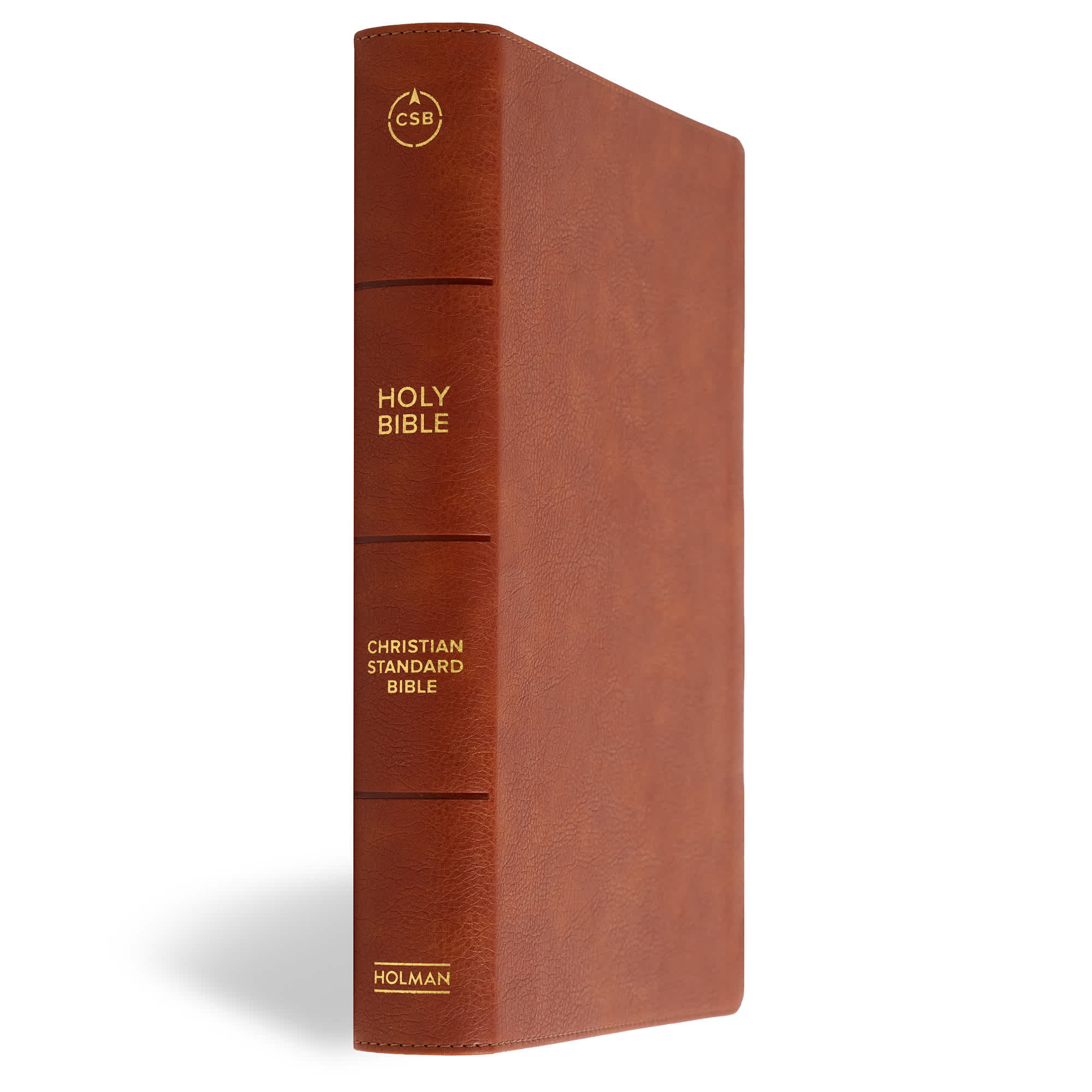 slide 3 of 11 for CSB Giant Print Single-Column Bible, Burnt Sienna LeatherTouch