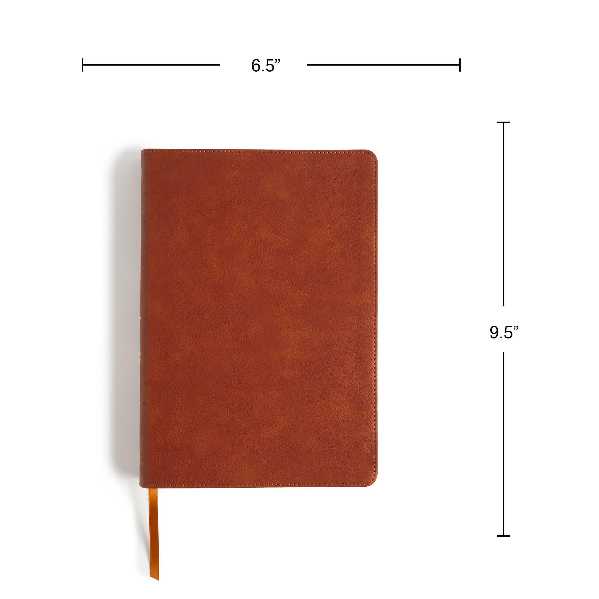 slide 9 of 11 for CSB Giant Print Single-Column Bible, Burnt Sienna LeatherTouch