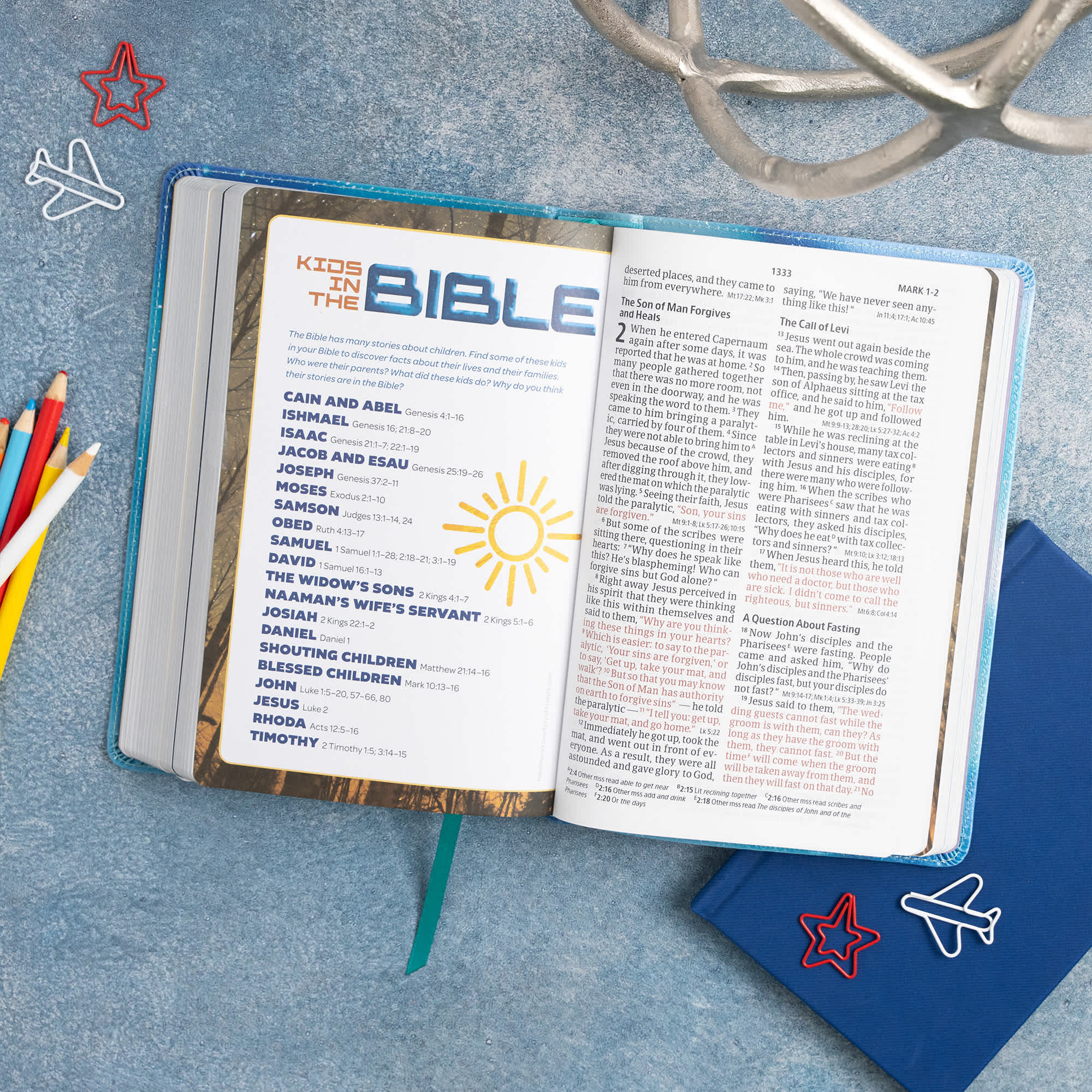 slide 7 of 12 for CSB Kids Bible, Northern Lights LeatherTouch