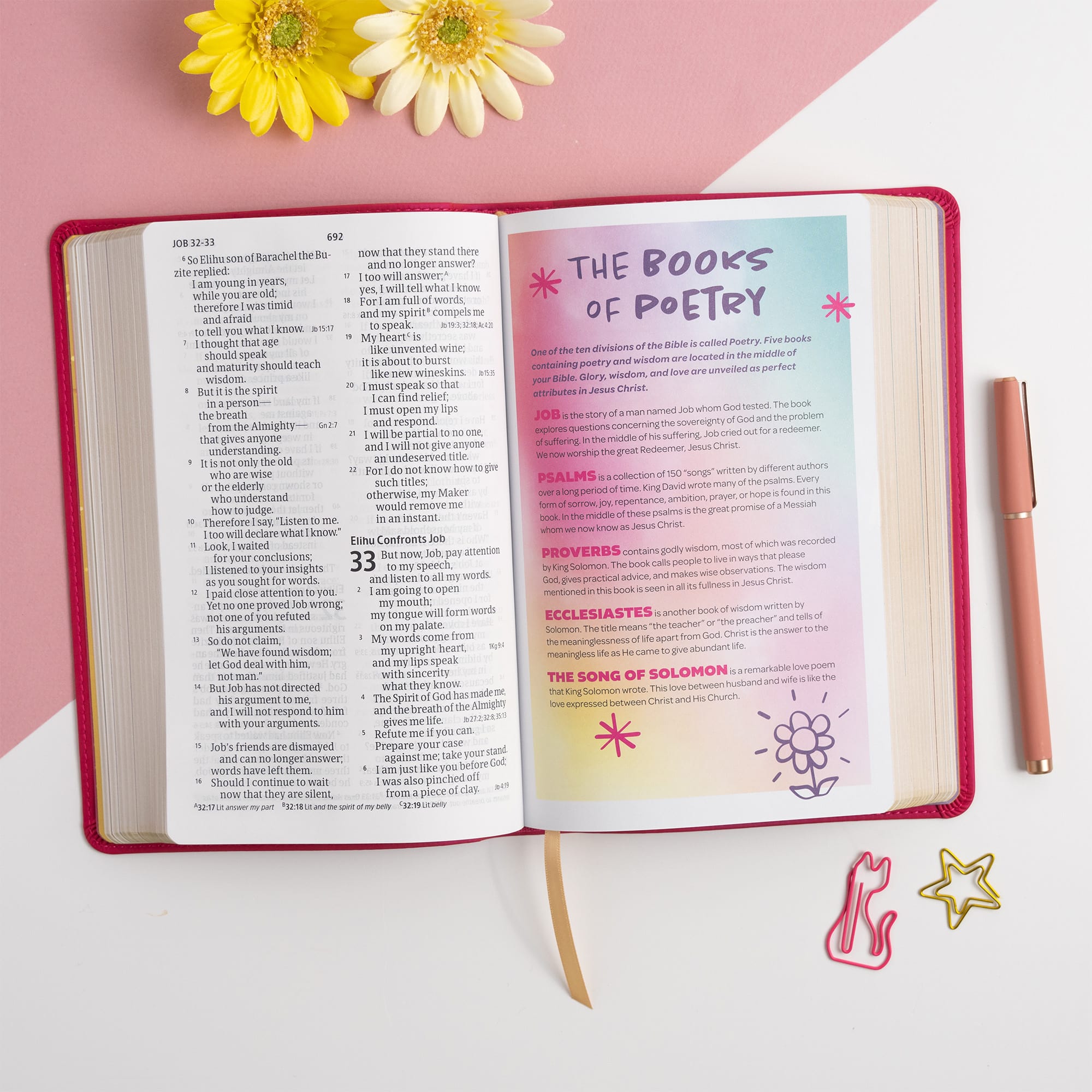slide 5 of 14 for CSB Kids Bible, Pink LeatherTouch