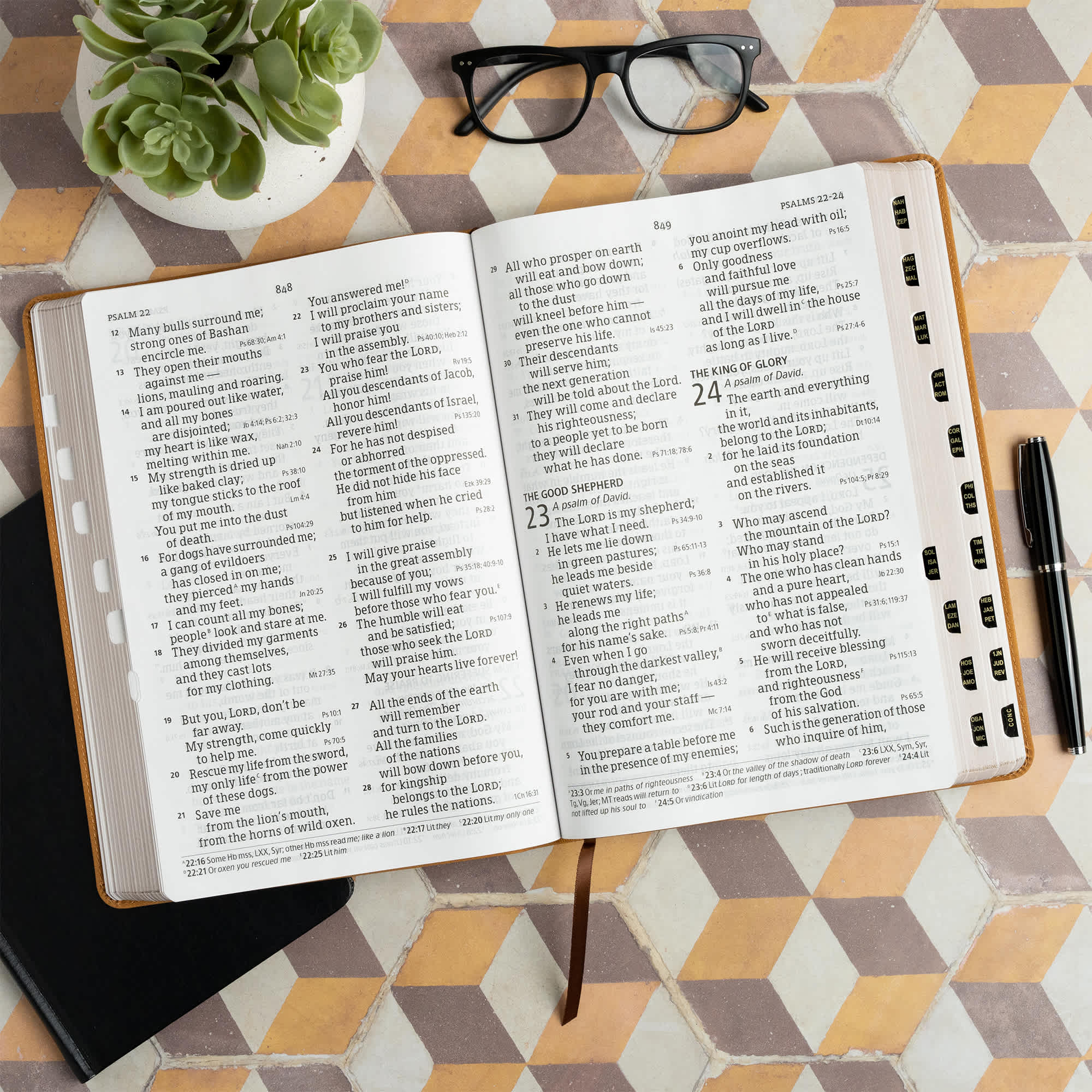 slide 5 of 12 for CSB Super Giant Print Reference Bible, Digital Study Edition, Camel SuedeSoft LeatherTouch, Indexed