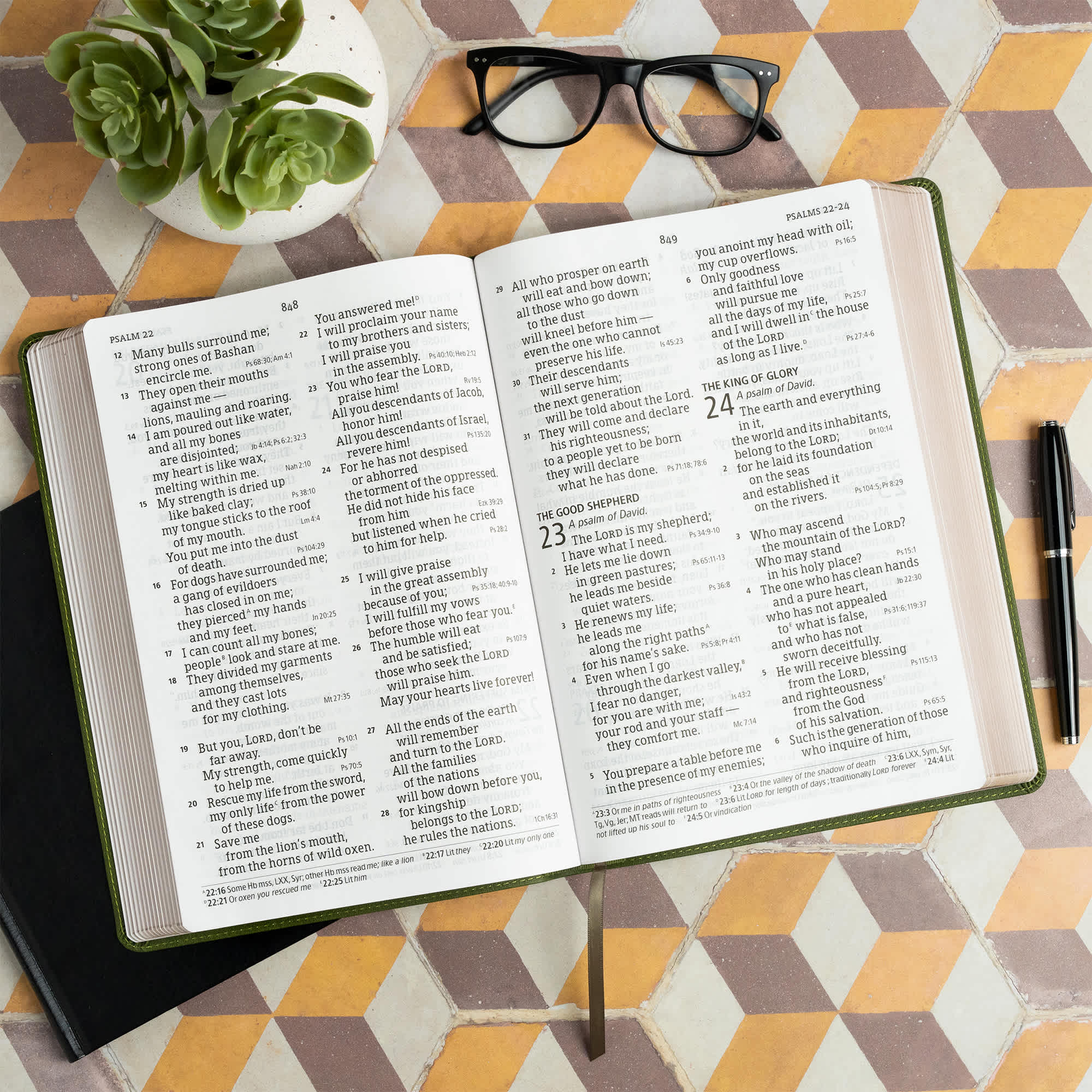 slide 5 of 12 for CSB Super Giant Print Reference Bible, Digital Study Edition, Olive LeatherTouch