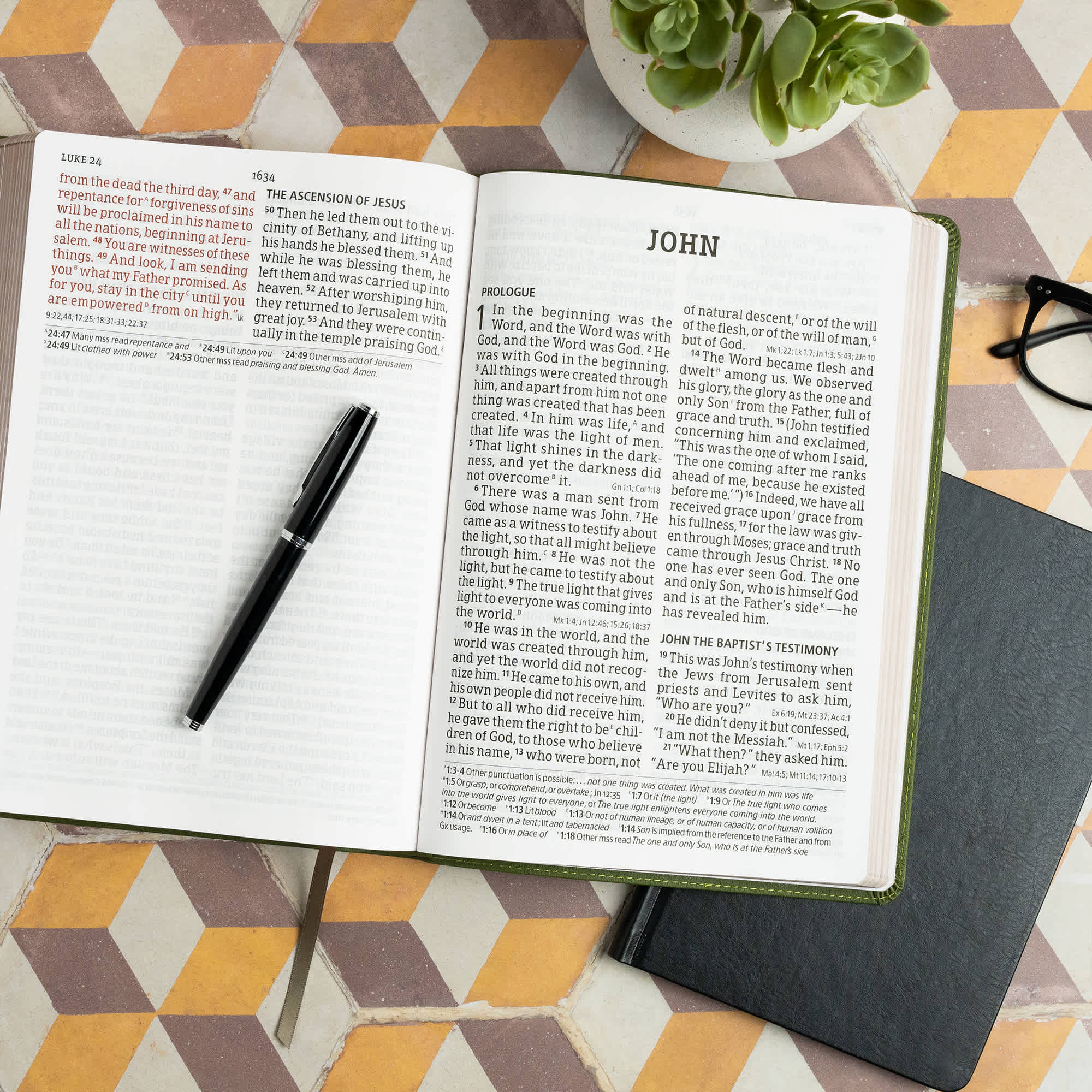 slide 7 of 12 for CSB Super Giant Print Reference Bible, Digital Study Edition, Olive LeatherTouch