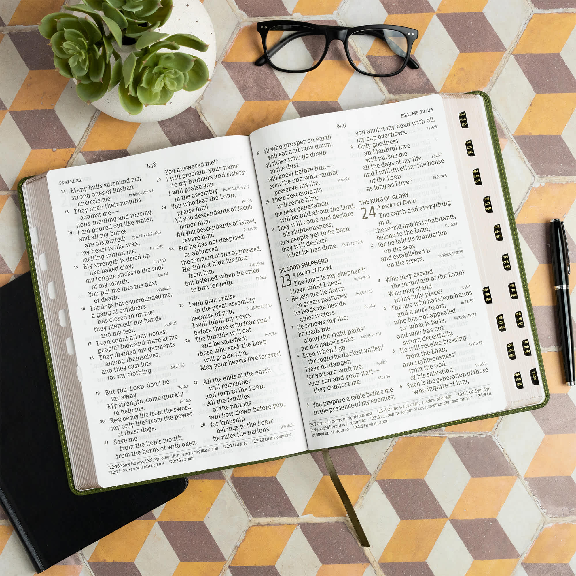 slide 5 of 12 for CSB Super Giant Print Reference Bible, Digital Study Edition, Olive LeatherTouch, Indexed