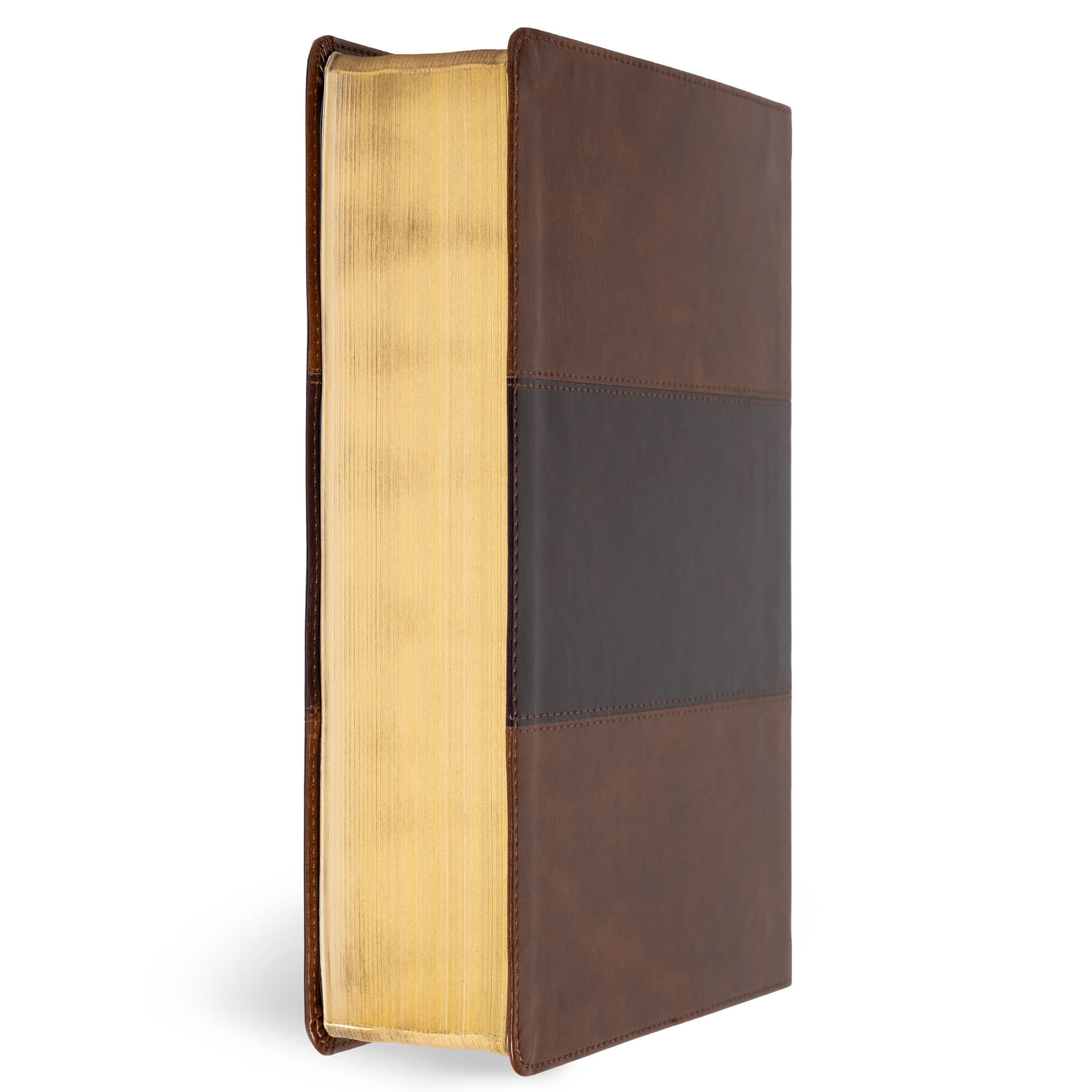 slide 4 of 11 for KJV Study Bible, Large Print Edition, Saddle Brown LeatherTouch