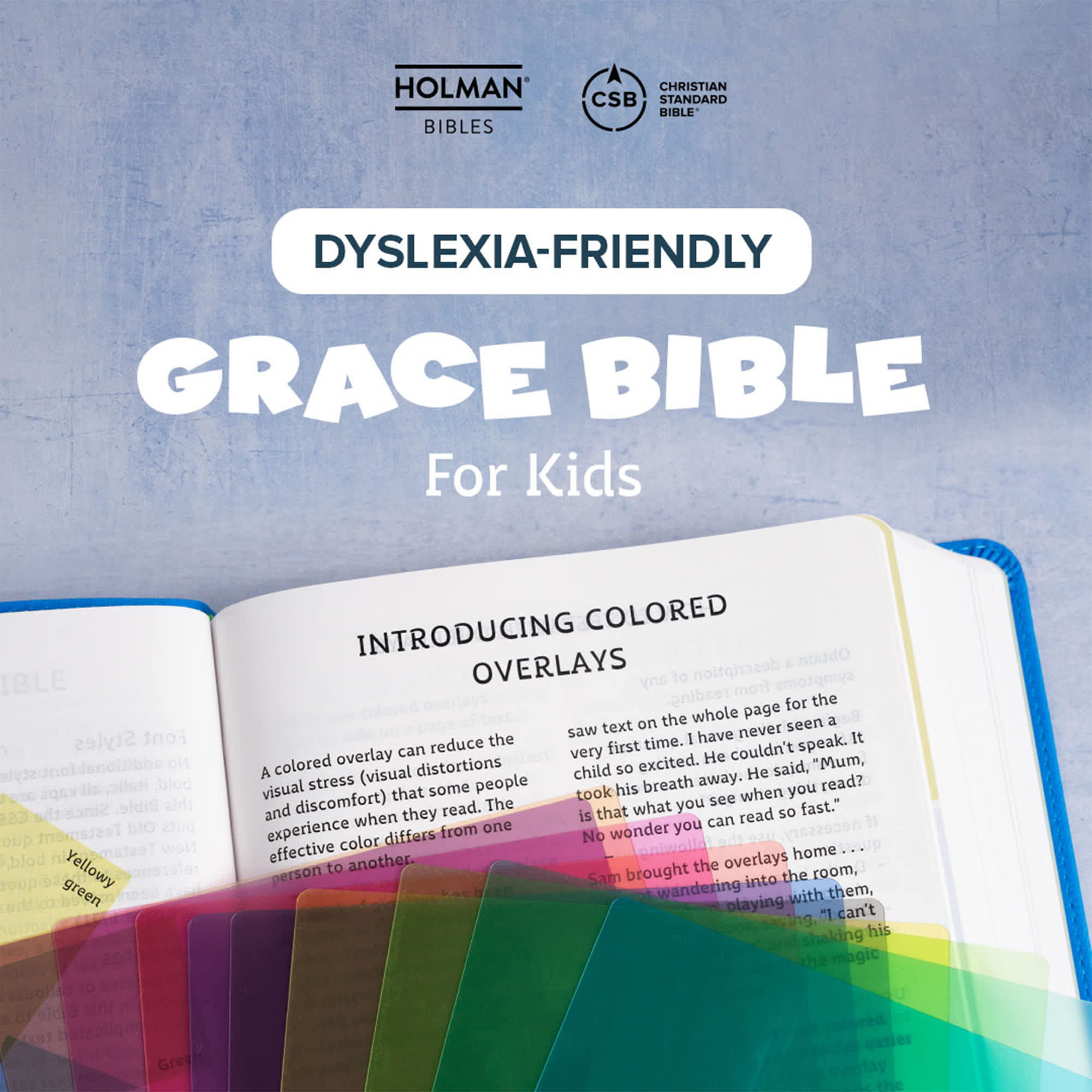 slide 17 of 17 for CSB Grace Bible for Kids, Hardcover (Dyslexia Friendly)