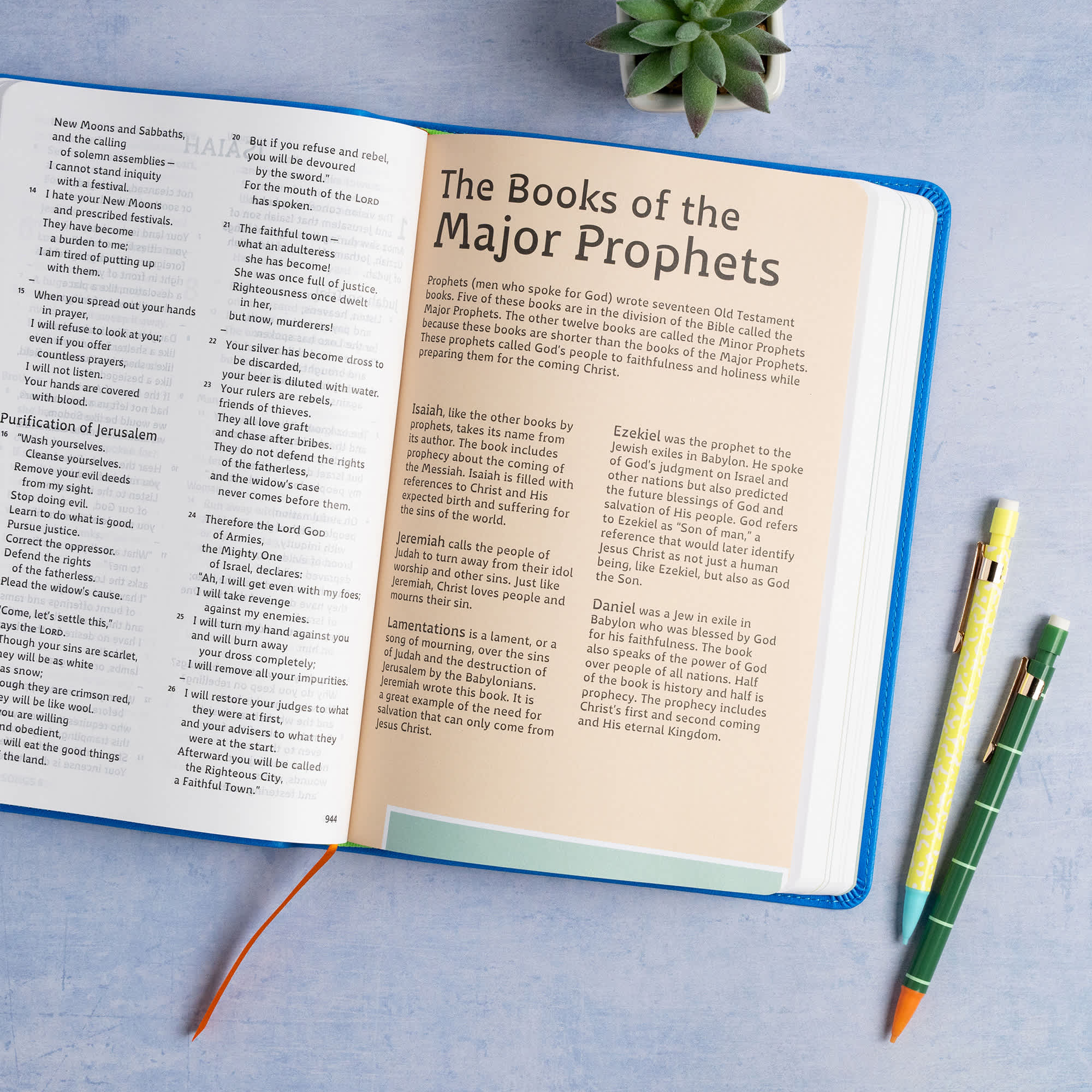 slide 6 of 19 for CSB Grace Bible for Kids, Blue LeatherTouch (Dyslexia Friendly)