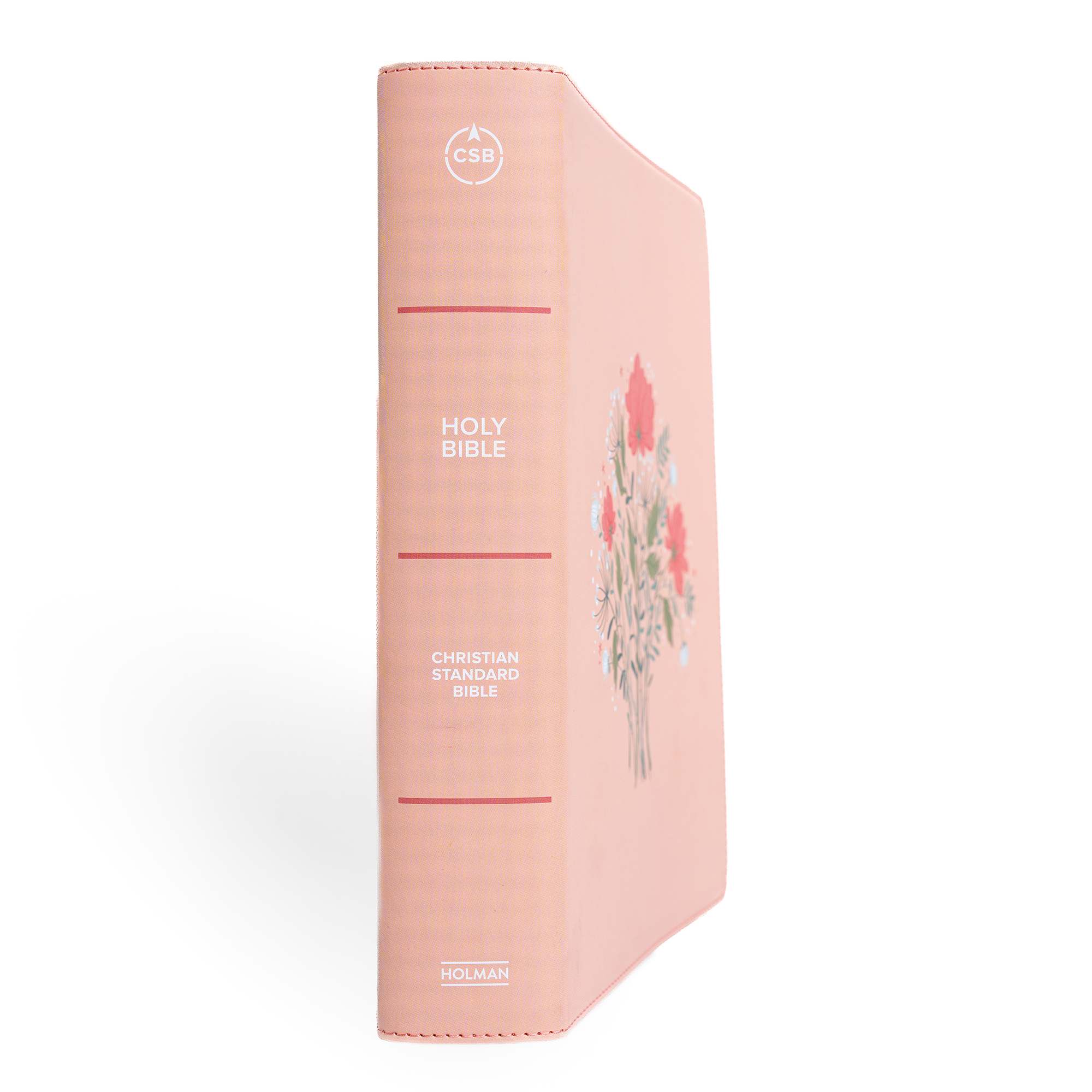 slide 3 of 12 for CSB Illustrator’s Notetaking Bible, Large Print Edition, Peach Bouquet LeatherTouch