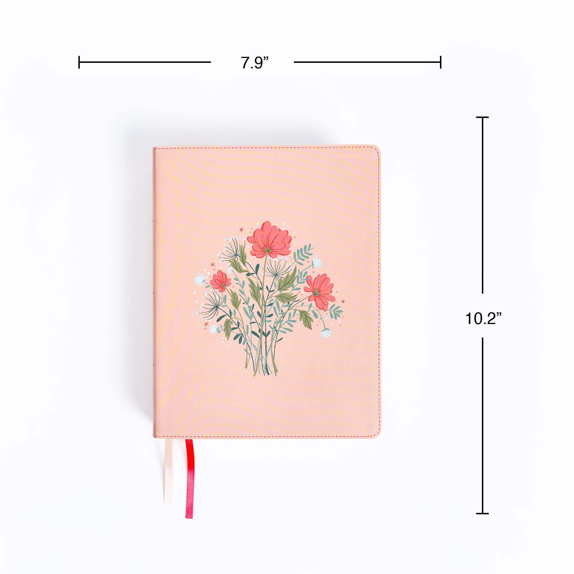 slide 9 of 12 for CSB Illustrator’s Notetaking Bible, Large Print Edition, Peach Bouquet LeatherTouch
