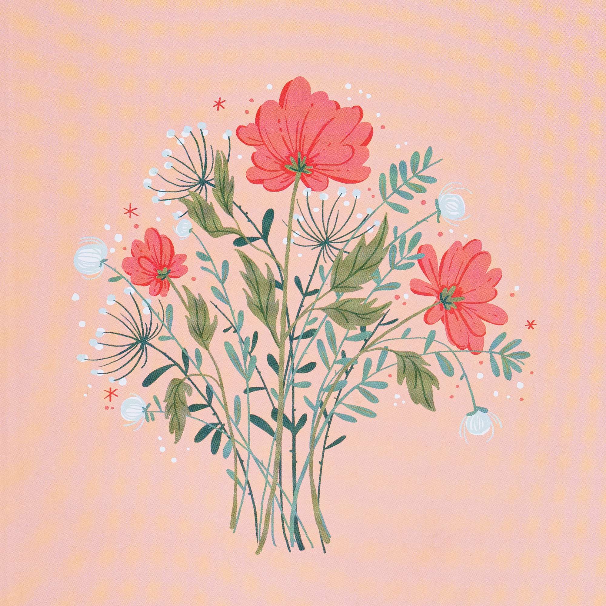 slide 10 of 12 for CSB Illustrator’s Notetaking Bible, Large Print Edition, Peach Bouquet LeatherTouch