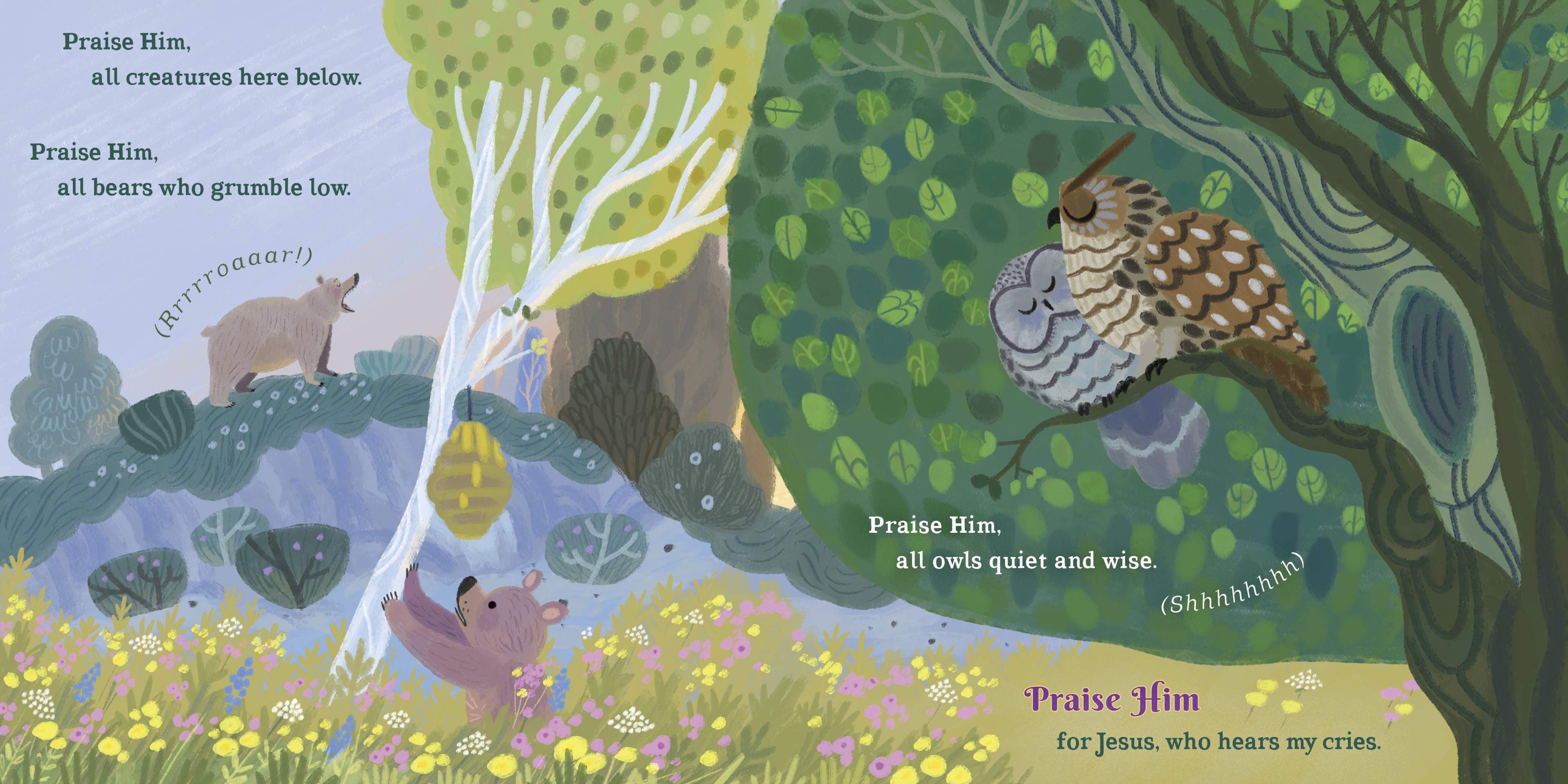 slide 3 of 3 for Praise God, All Creatures