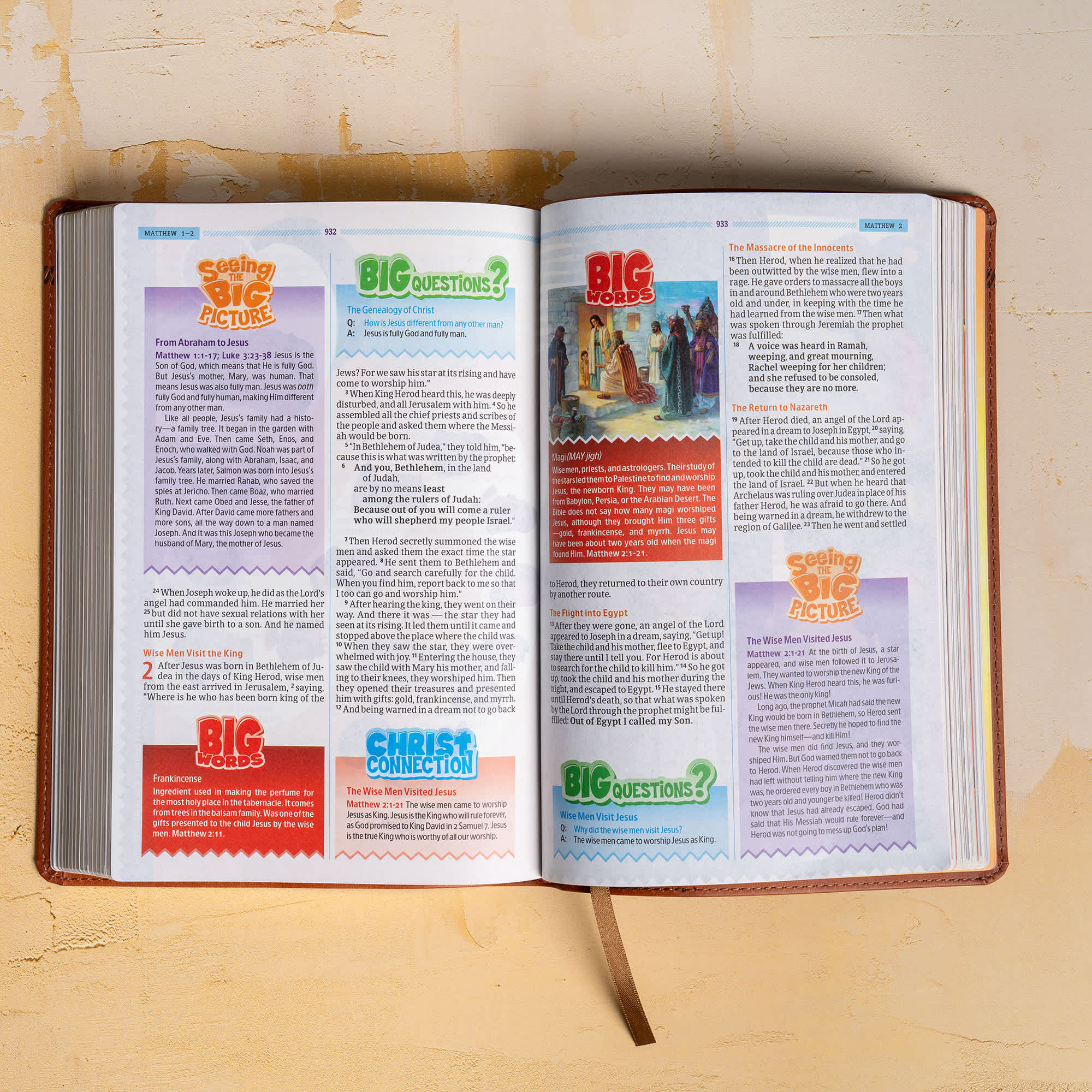 slide 7 of 13 for CSB One Big Story Bible, Brown LeatherTouch
