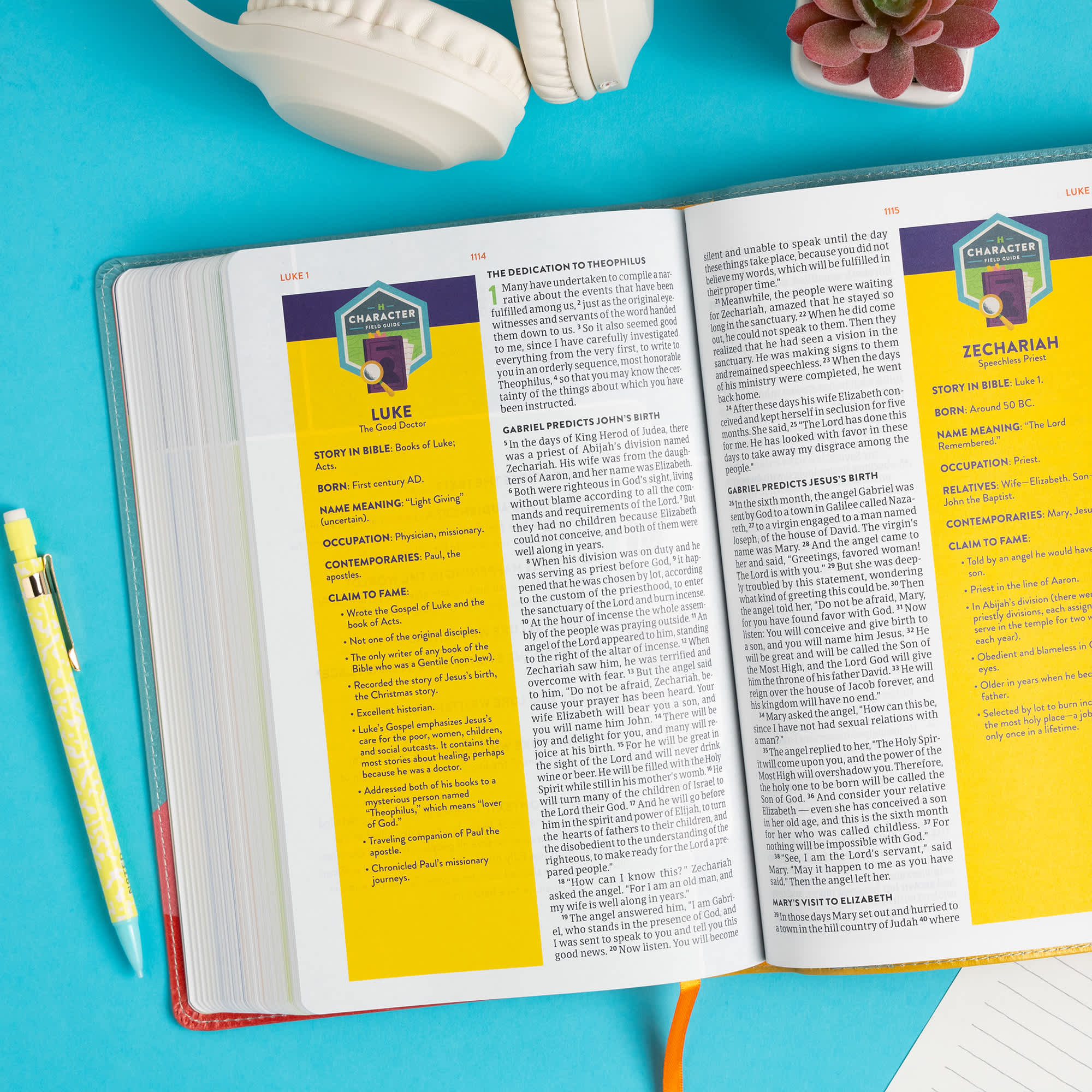 slide 6 of 10 for CSB Explorer Bible for Kids, Underwater Adventure LeatherTouch