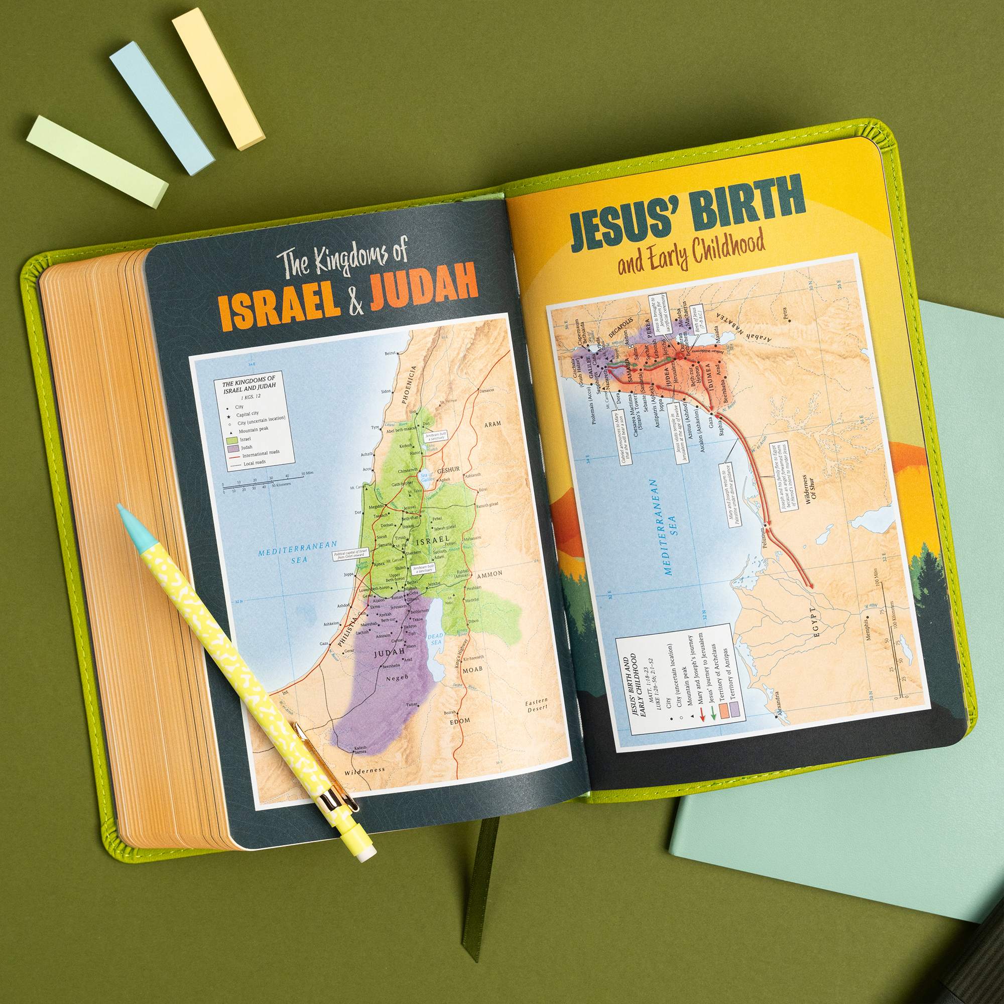 slide 7 of 15 for KJV Kids Bible, Green LeatherTouch