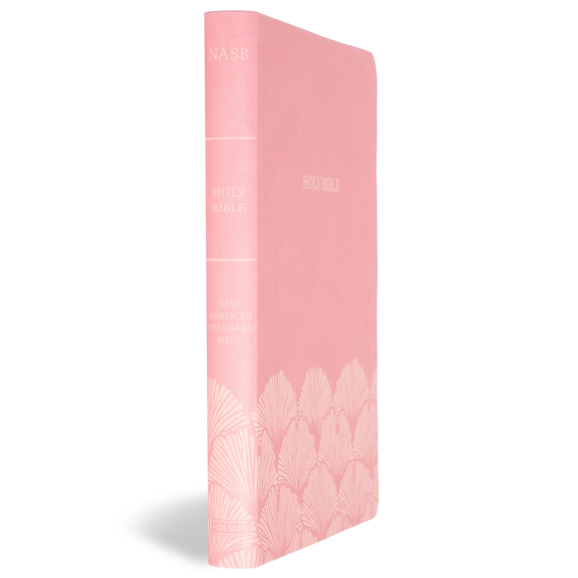 slide 2 of 10 for NASB Large Print Thinline Bible, Value Edition, Soft Pink LeatherTouch