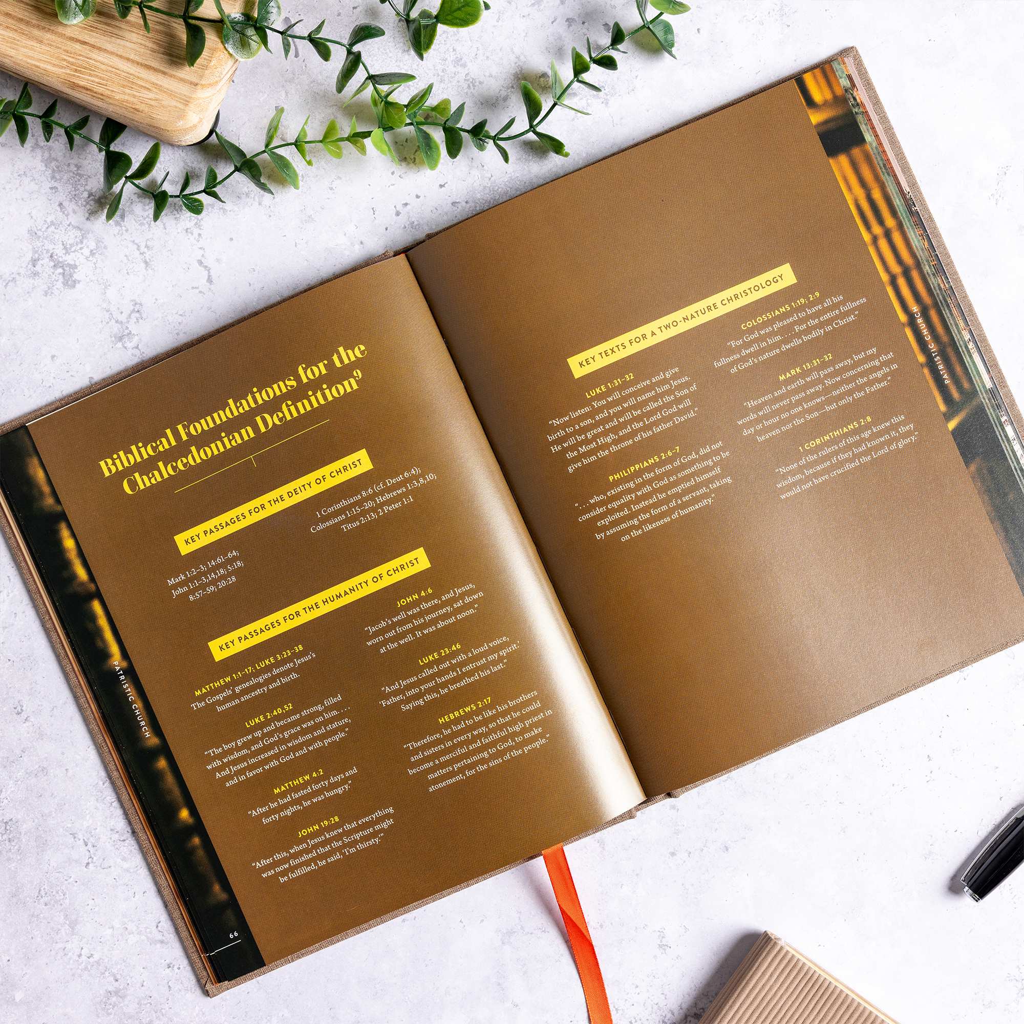 slide 5 of 24 for The Church History Handbook, Mocha Cloth Over Board