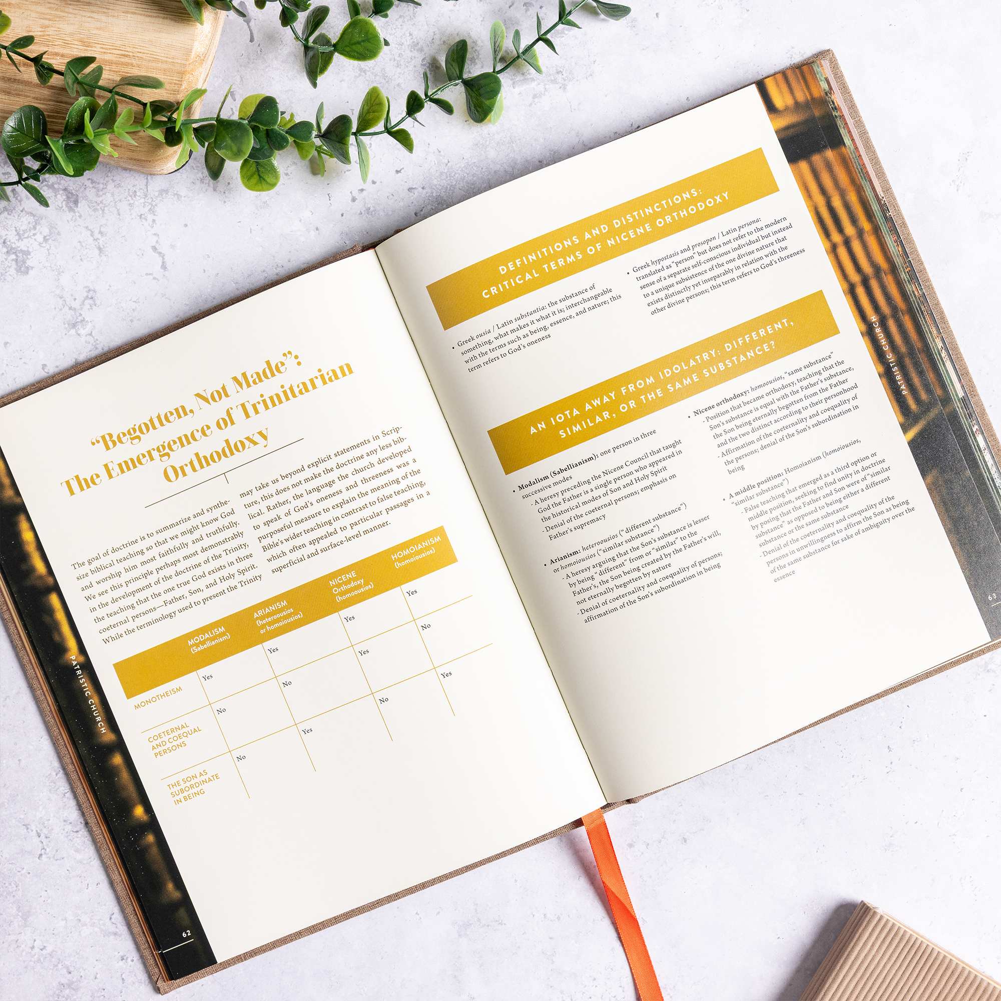 slide 7 of 24 for The Church History Handbook, Mocha Cloth Over Board