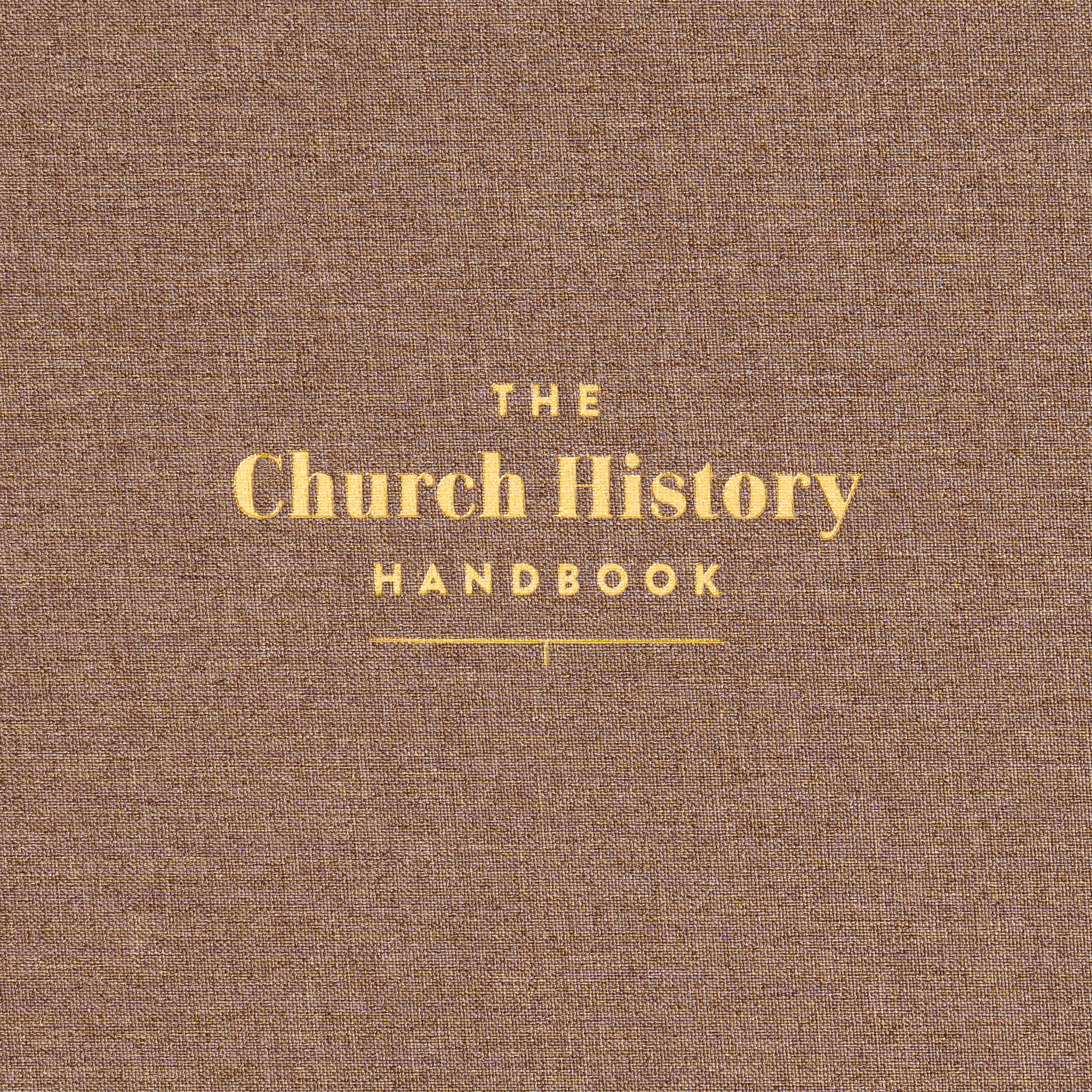 slide 9 of 24 for The Church History Handbook, Mocha Cloth Over Board