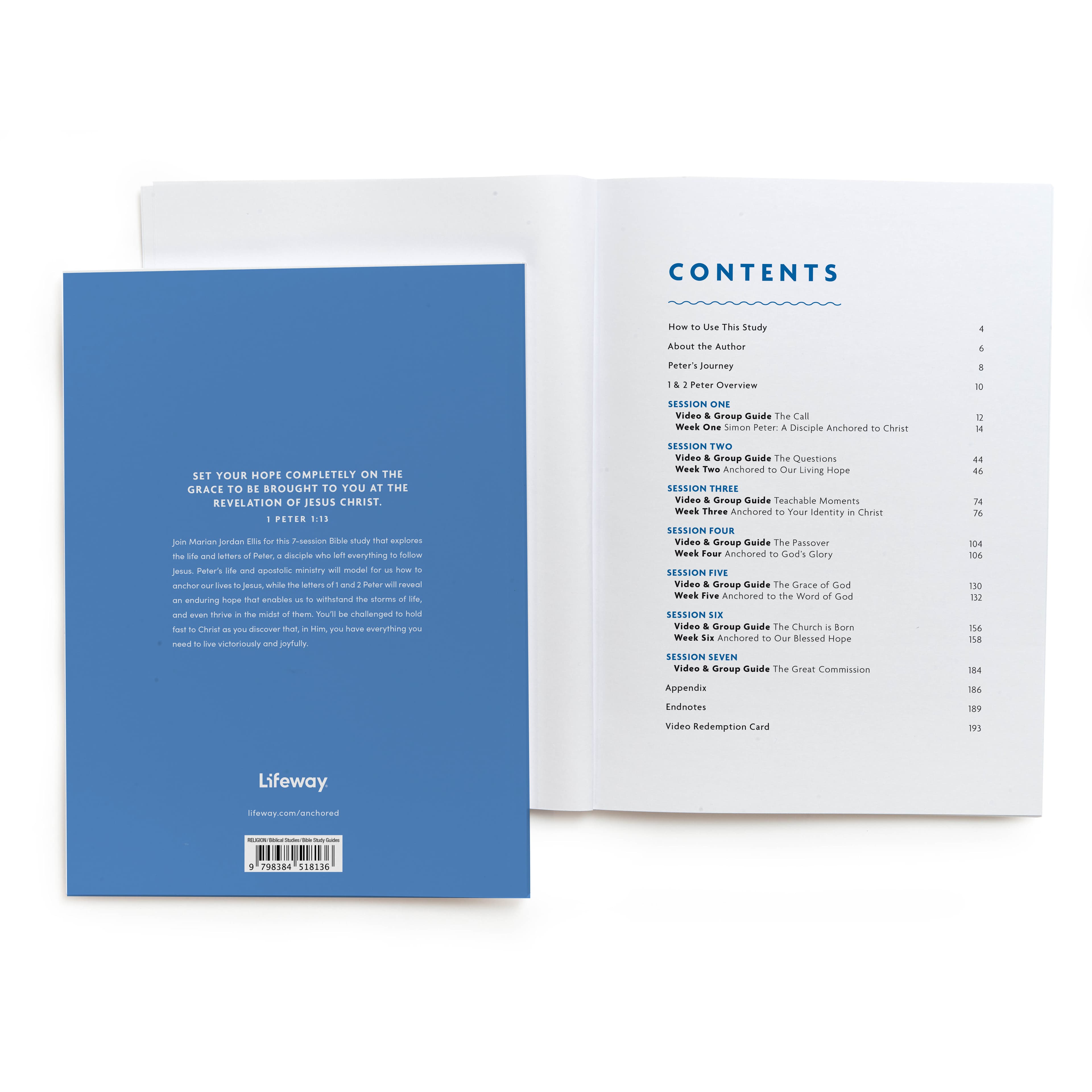 slide 2 of 4 for Anchored - Bible Study Book with Video Access