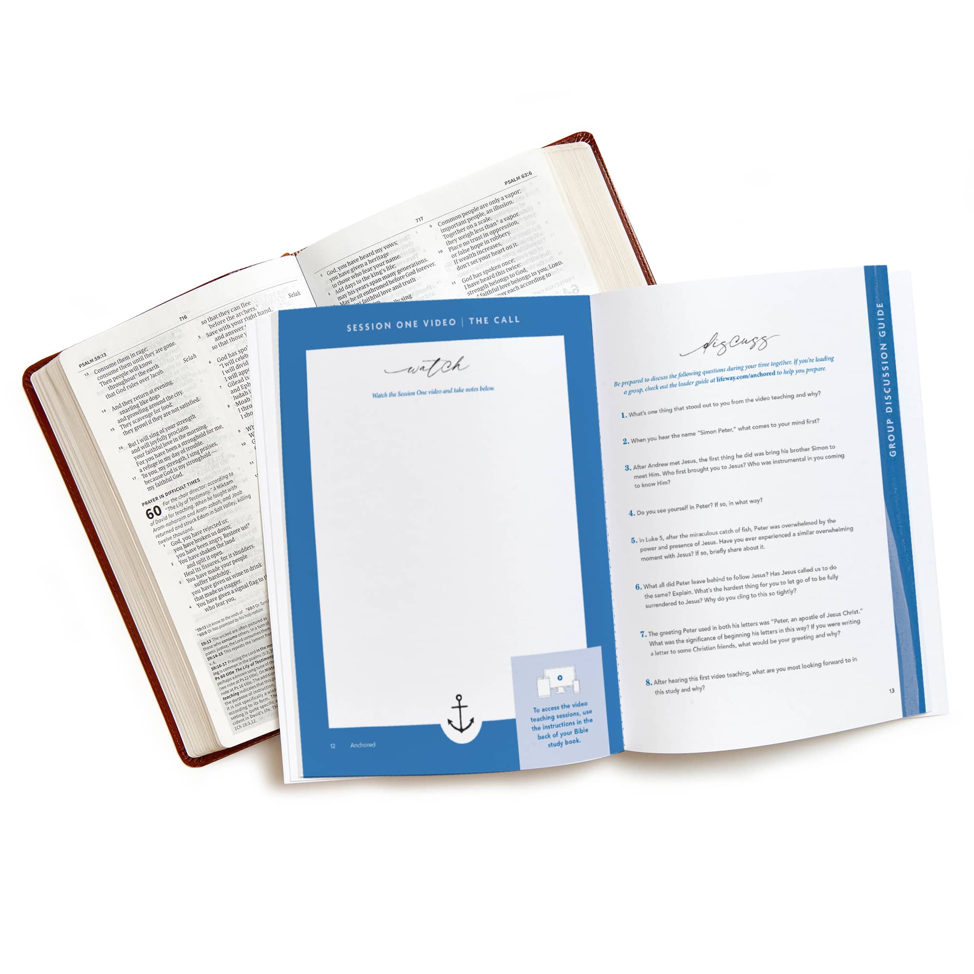 slide 4 of 4 for Anchored - Bible Study Book with Video Access