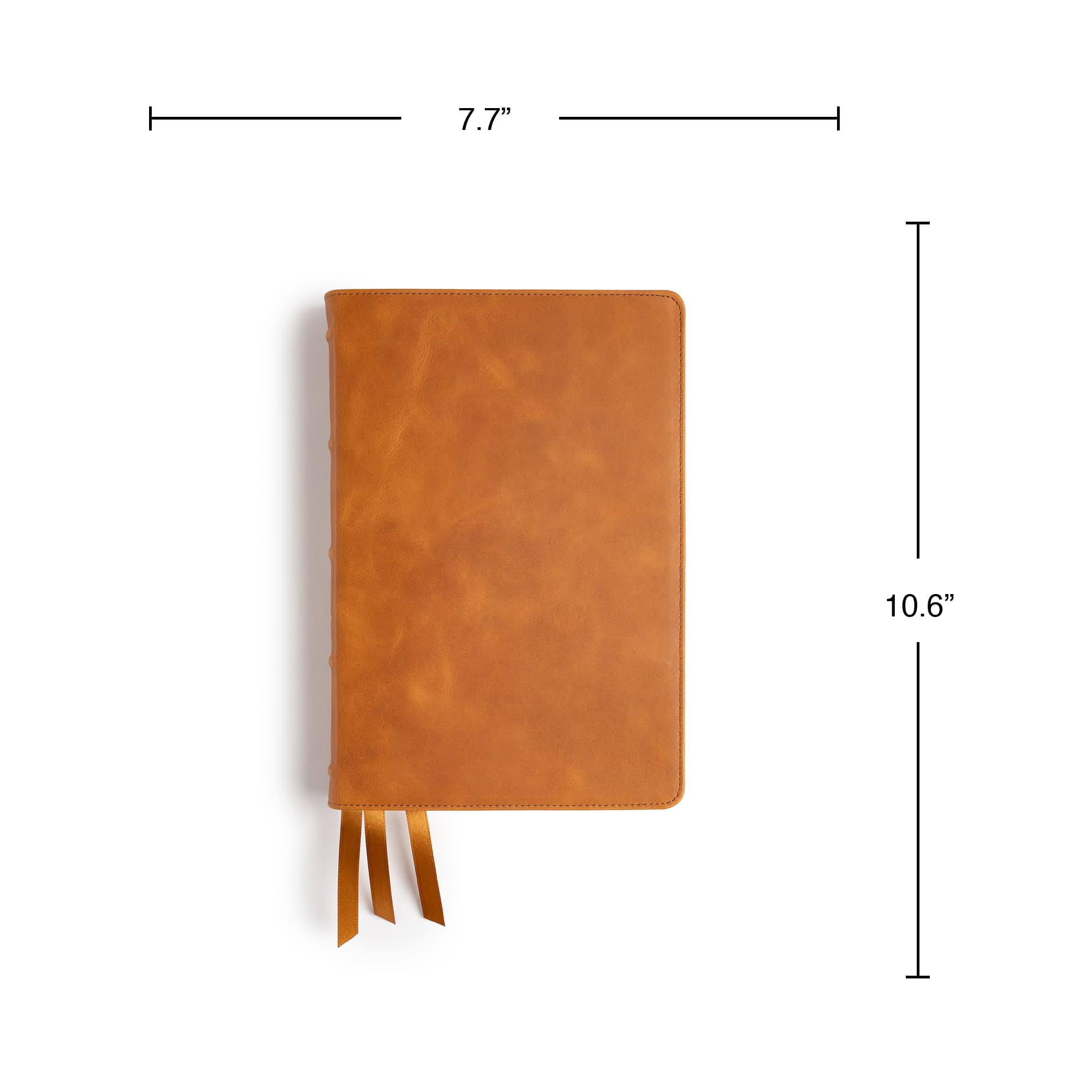 slide 8 of 10 for KJV Giant Print Bible, Holman Handcrafted Collection, Marbled Chestnut Premium Calfskin