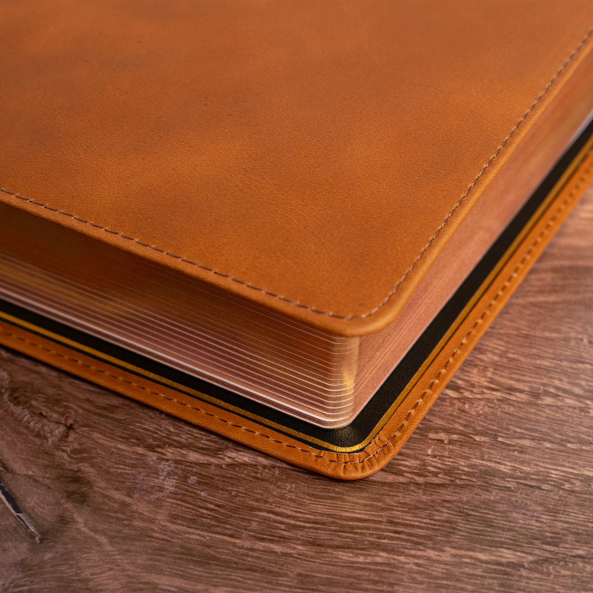 slide 13 of 15 for KJV Giant Print Bible, Holman Handcrafted Collection, Marbled Chestnut Premium Calfskin